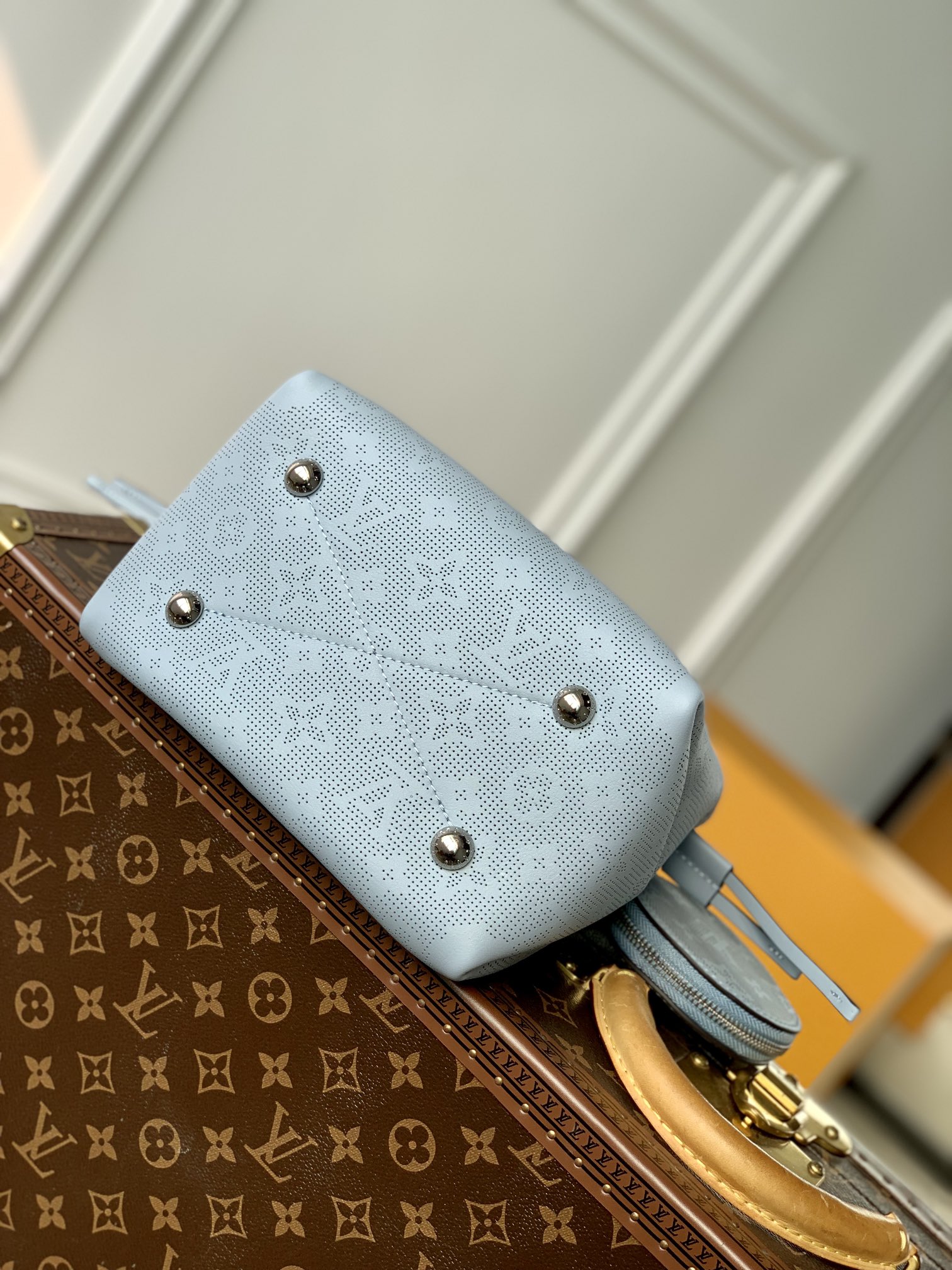 Louis Vuitton Bella Tote Bag-M57201-19*22*14CM Louis Vuitton Bella Tote Bag-M57201-19*22*14CM