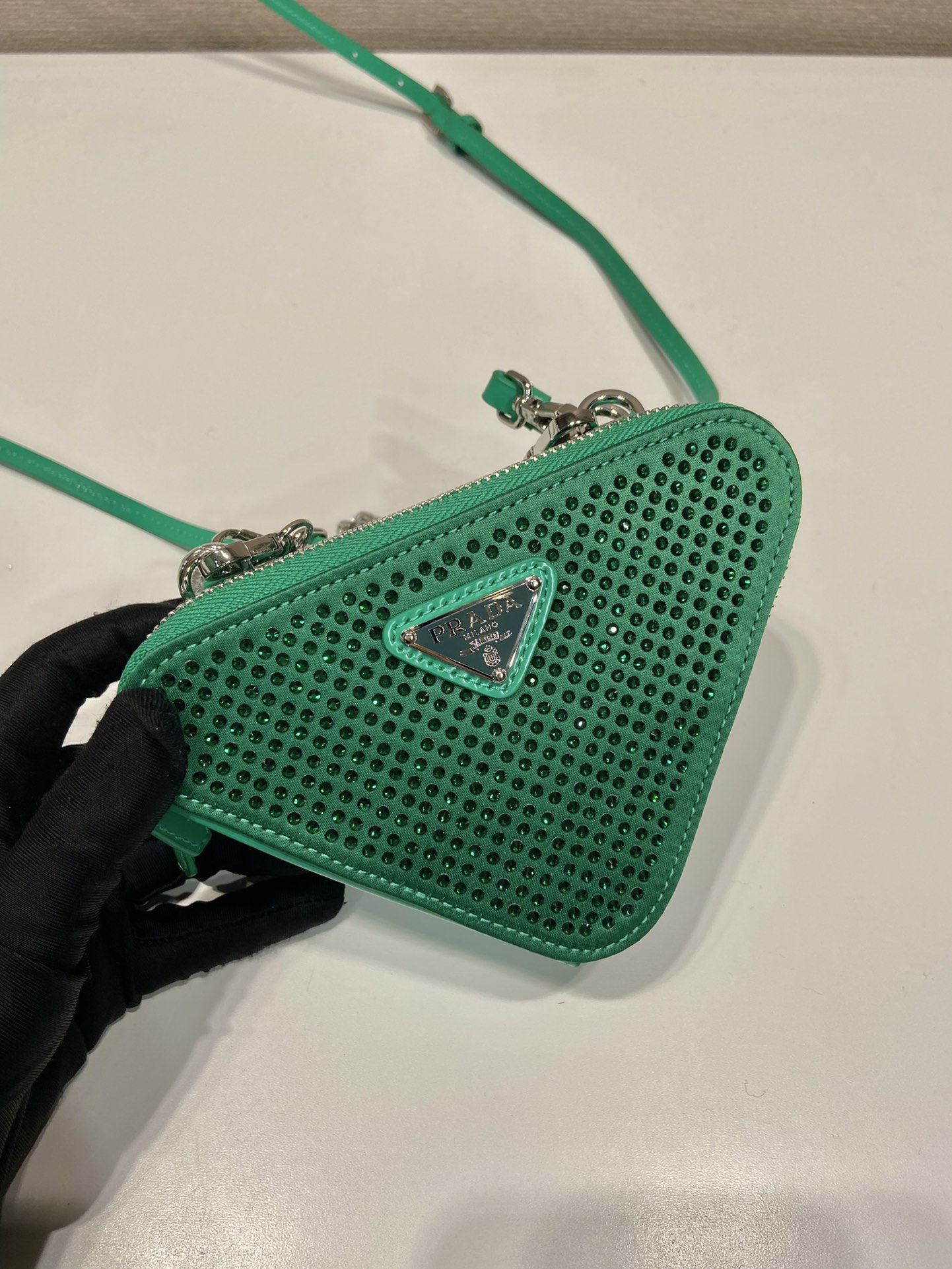 Prada 1NR015 Double Triangle Bag -15*10*5CM