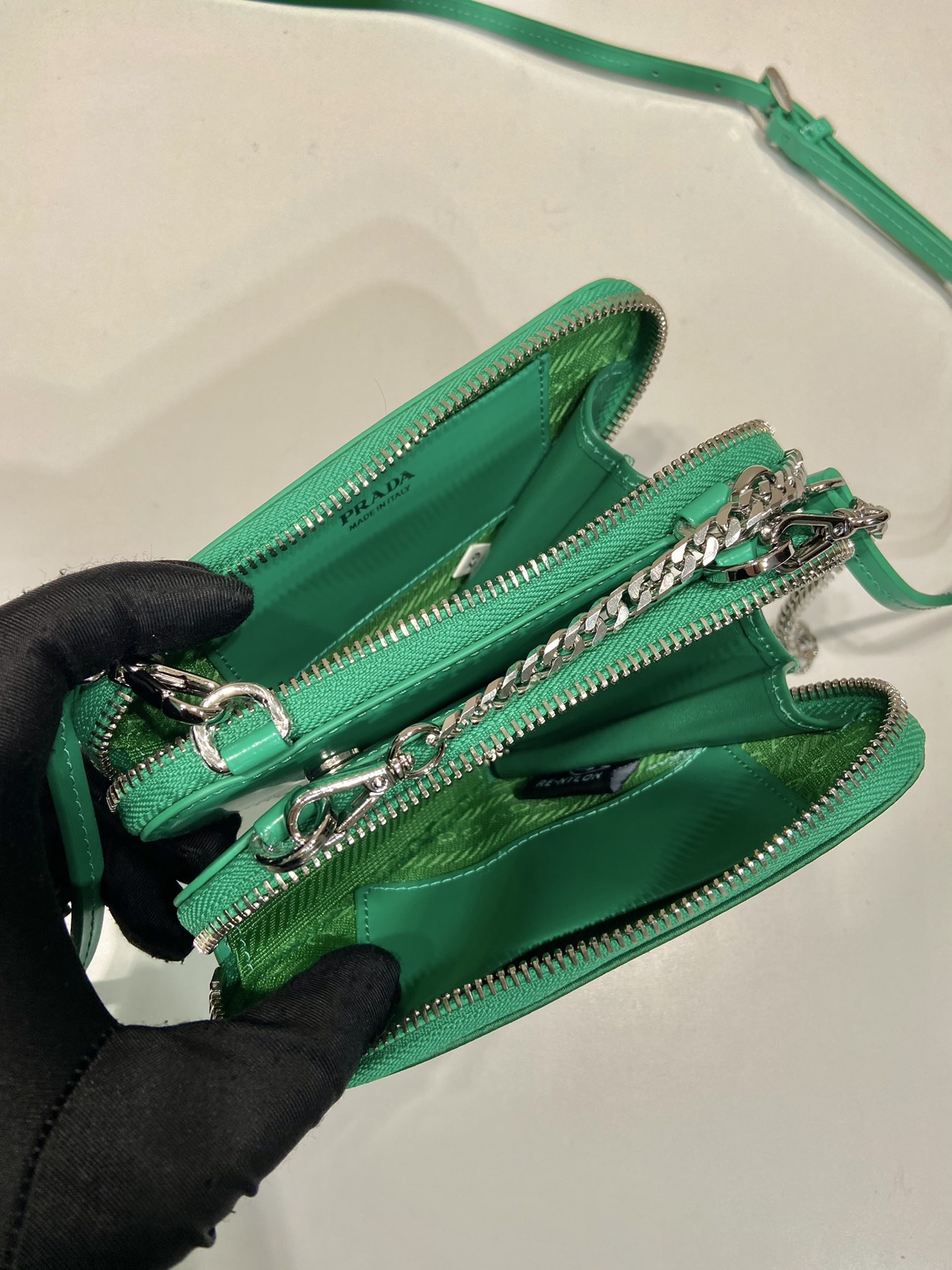 Prada 1NR015 Double Triangle Bag -15*10*5CM