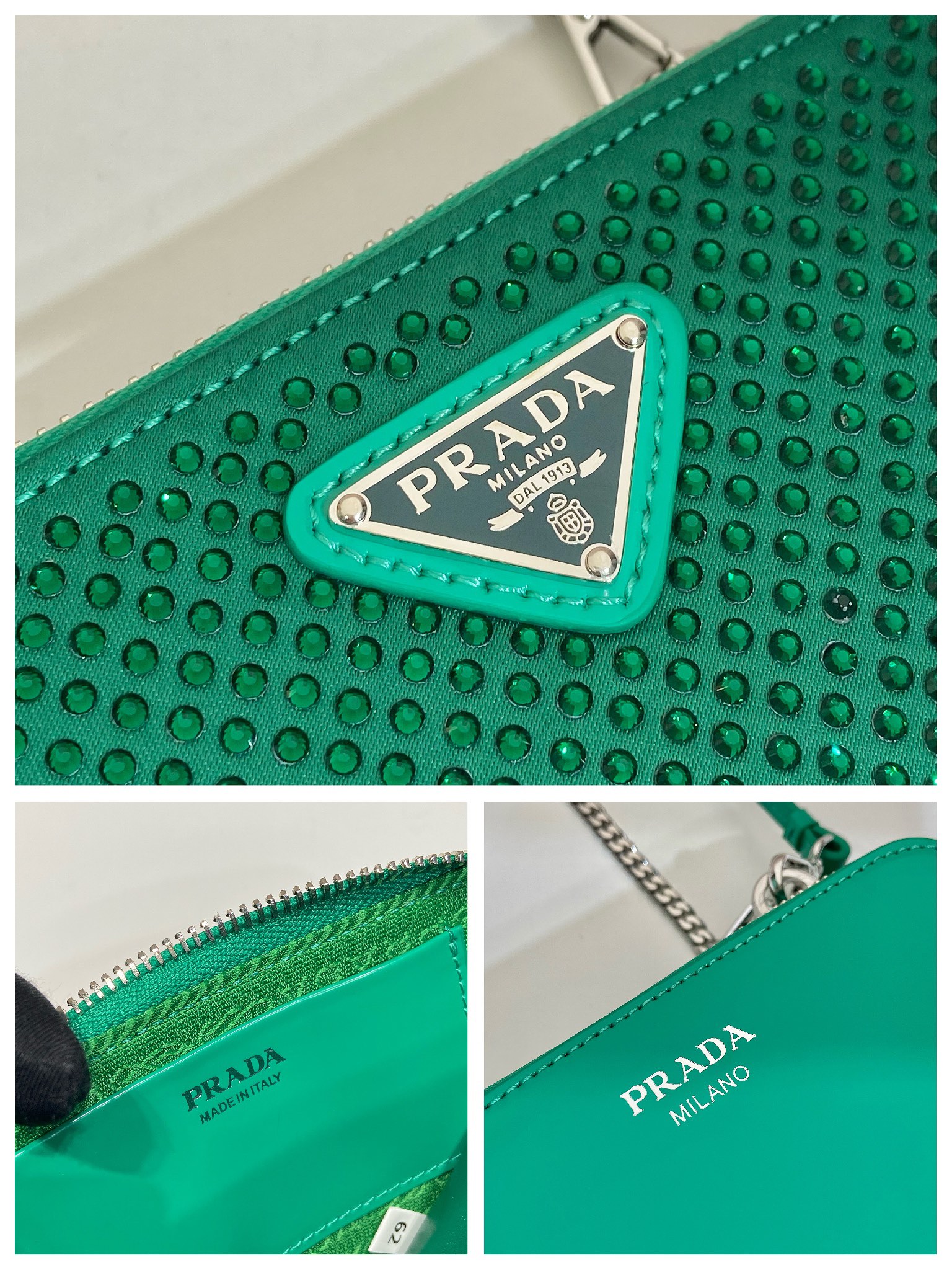 Prada 1NR015 Double Triangle Bag -15*10*5CM