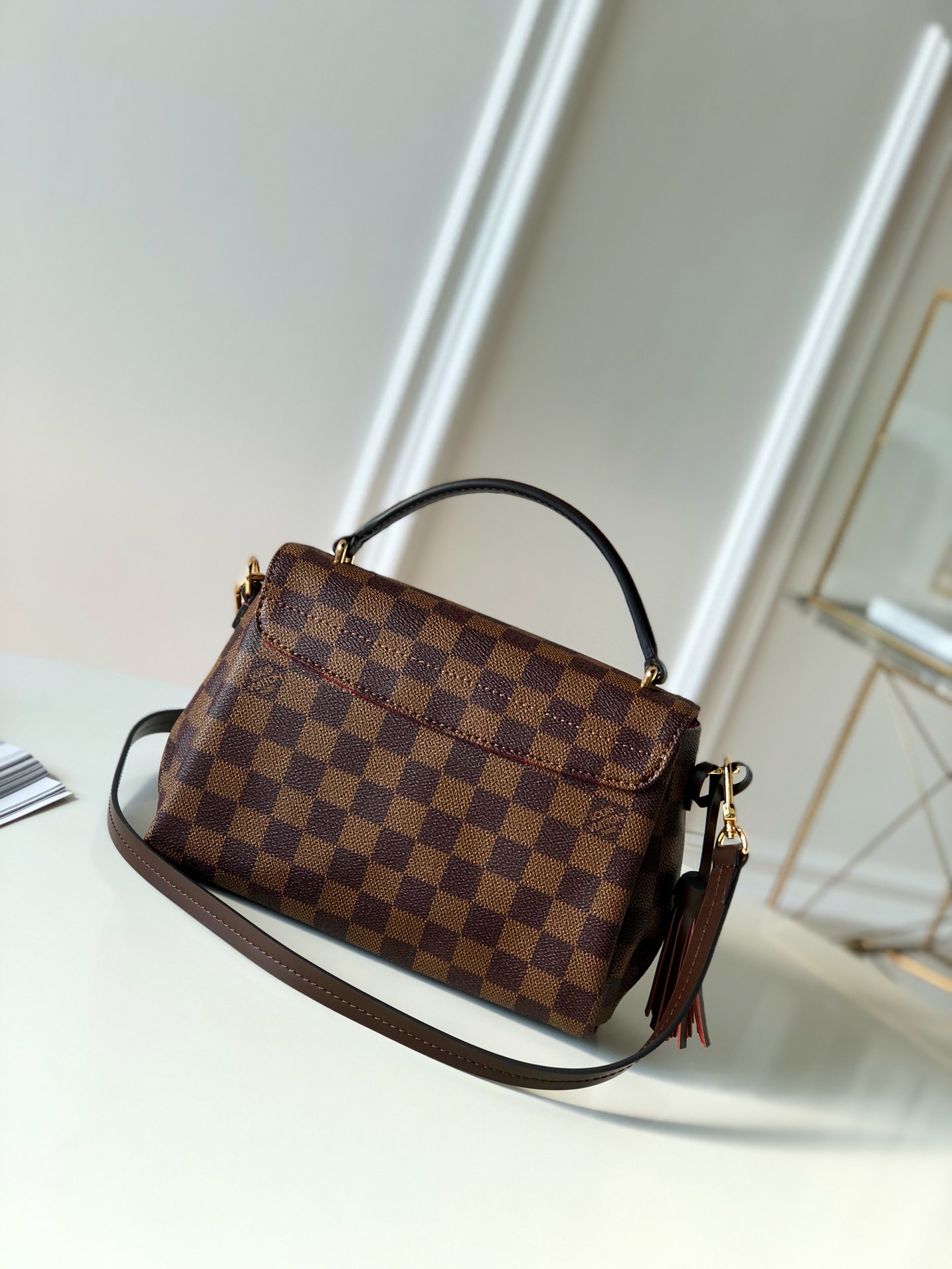 Louis Vuitton Croisette-N53000- 24.5×24.2x9CM Louis Vuitton Croisette-N53000- 24.5×24.2x9CM