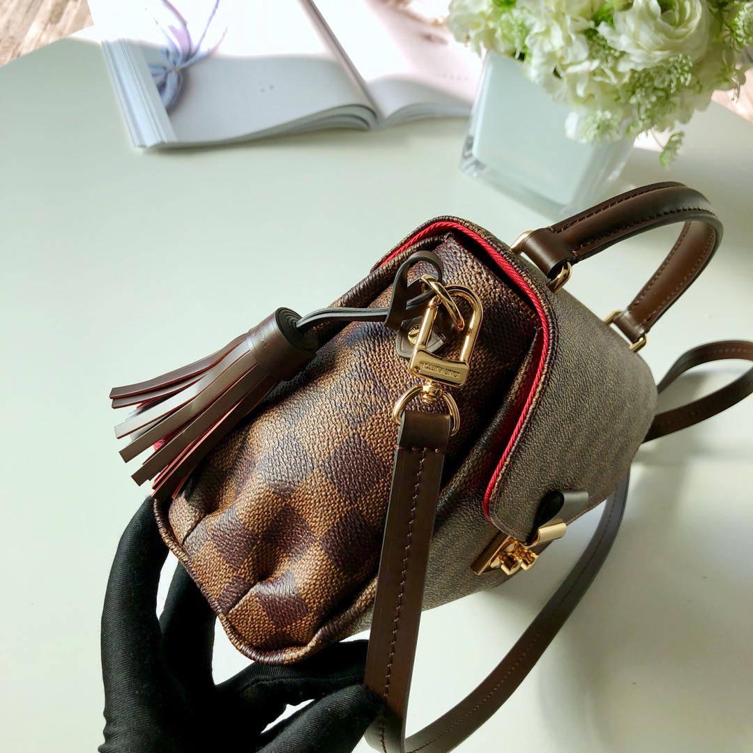 Louis Vuitton Croisette-N53000- 24.5×24.2x9CM Louis Vuitton Croisette-N53000- 24.5×24.2x9CM