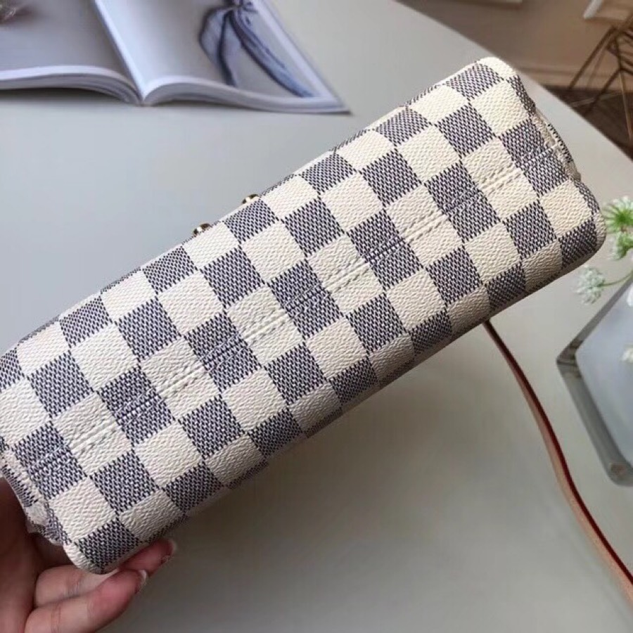 Louis Vuitton Croisette-N53000- 24.5×24.2x9CM Louis Vuitton Croisette-N53000- 24.5×24.2x9CM