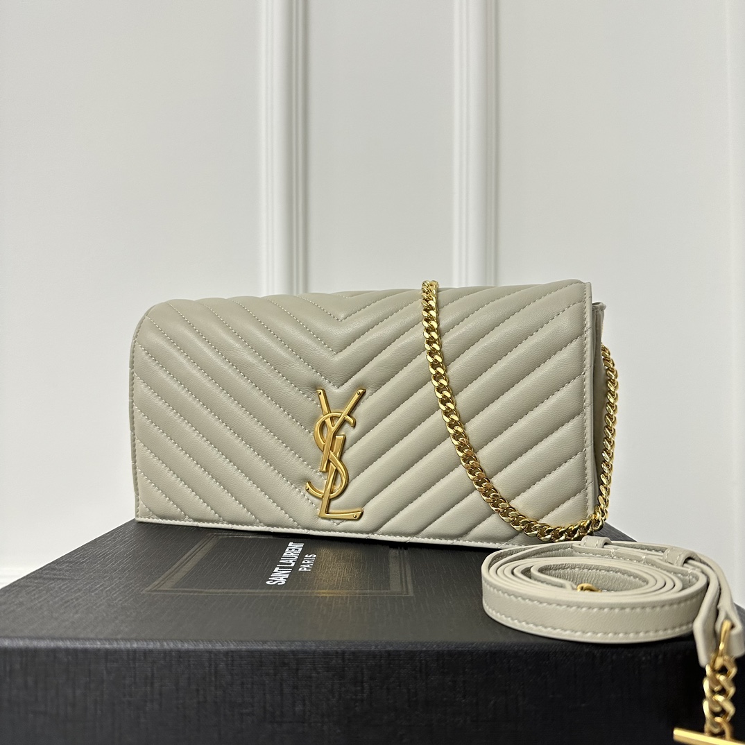 YSL Kate Lambskin Leather-26×13.5×4.5CM