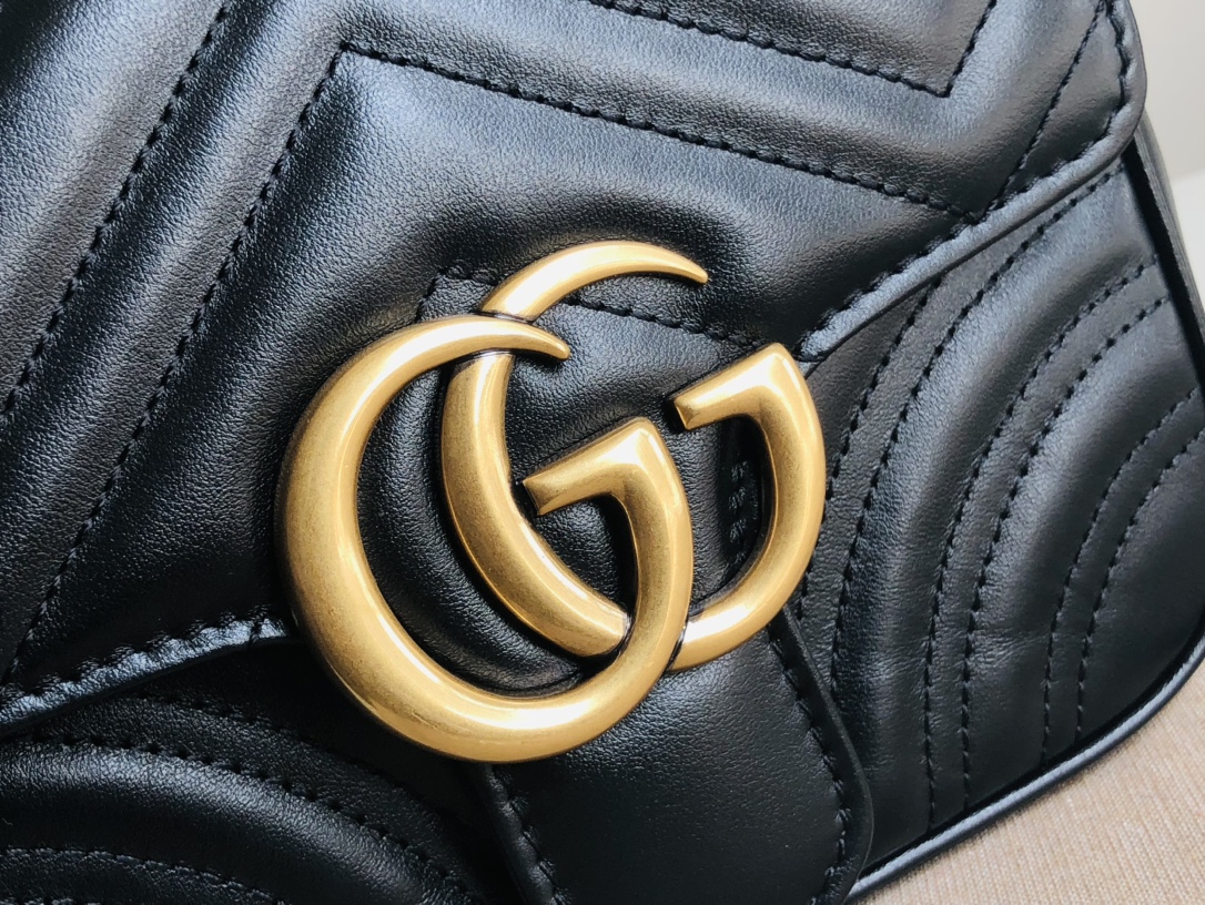 Gucci Marmont Bag-18*13.5*8CM Gucci Marmont Bag-18*13.5*8CM