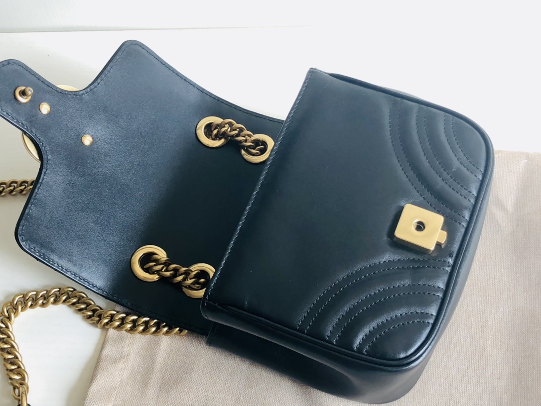 Gucci Marmont Bag-18*13.5*8CM Gucci Marmont Bag-18*13.5*8CM