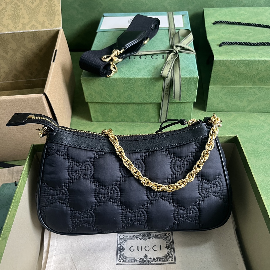 Gucci GG Matelassé Handlebag-25*15*8CM