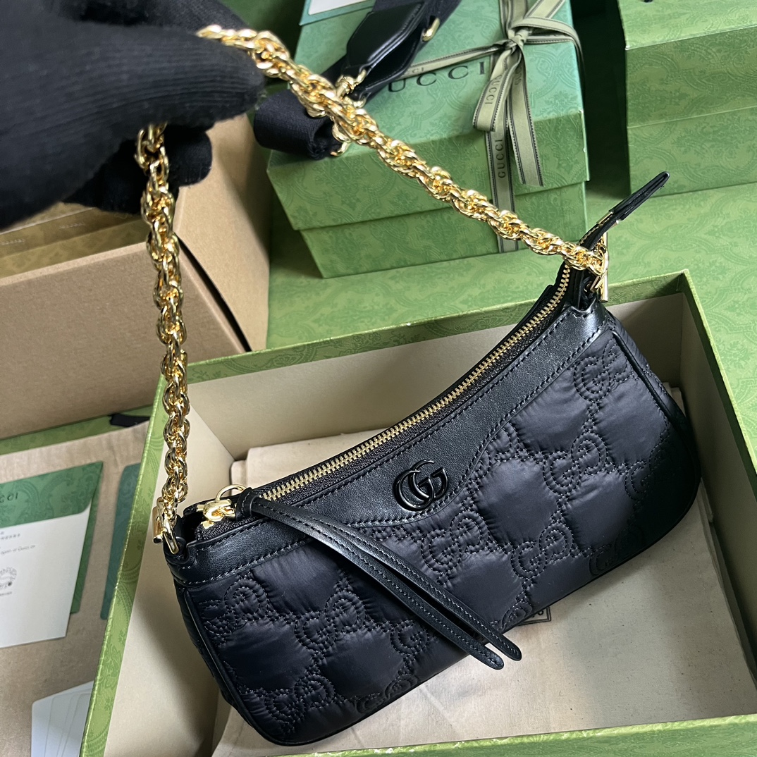Gucci GG Matelassé Handlebag-25*15*8CM