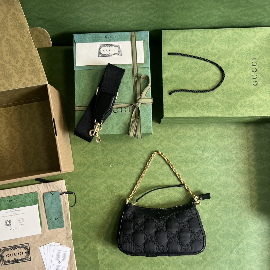 Gucci GG Matelassé Handlebag-25*15*8CM