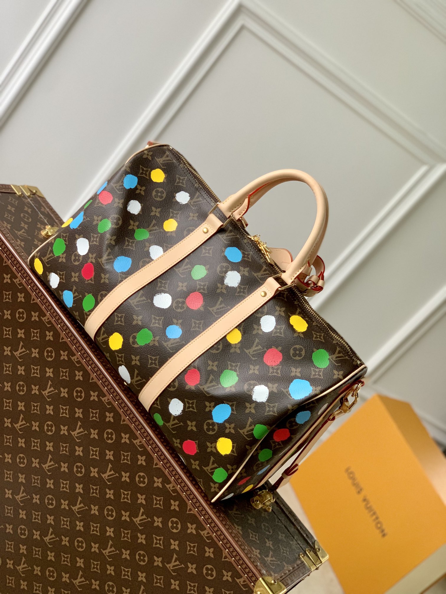 Louis Vuitton Keepall Bandoulière 45-M46377-45 × 27 × 20CM