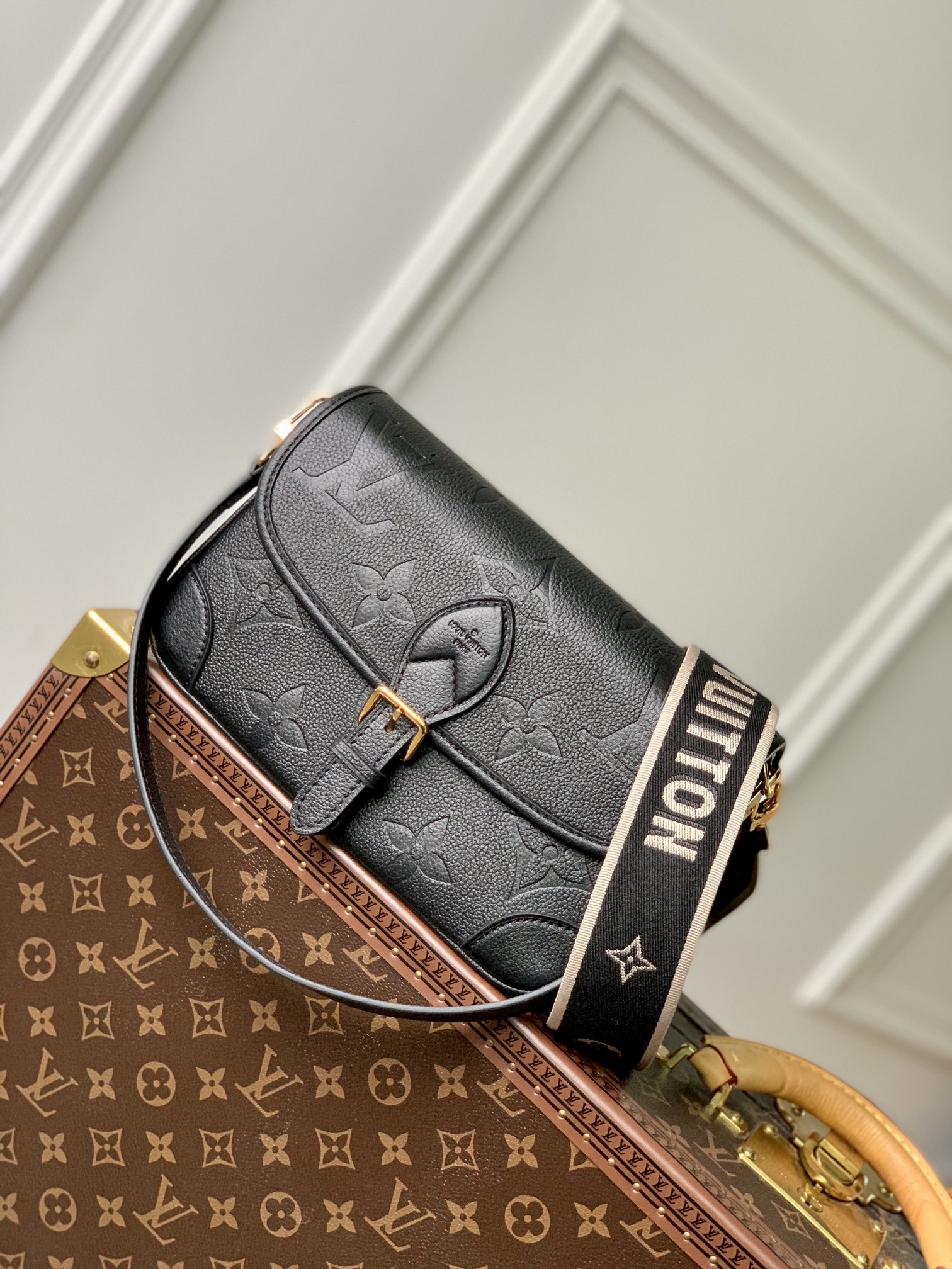 Louis Vuitton Diane Handbags-M46386-23 x 16 x 8.5CM
