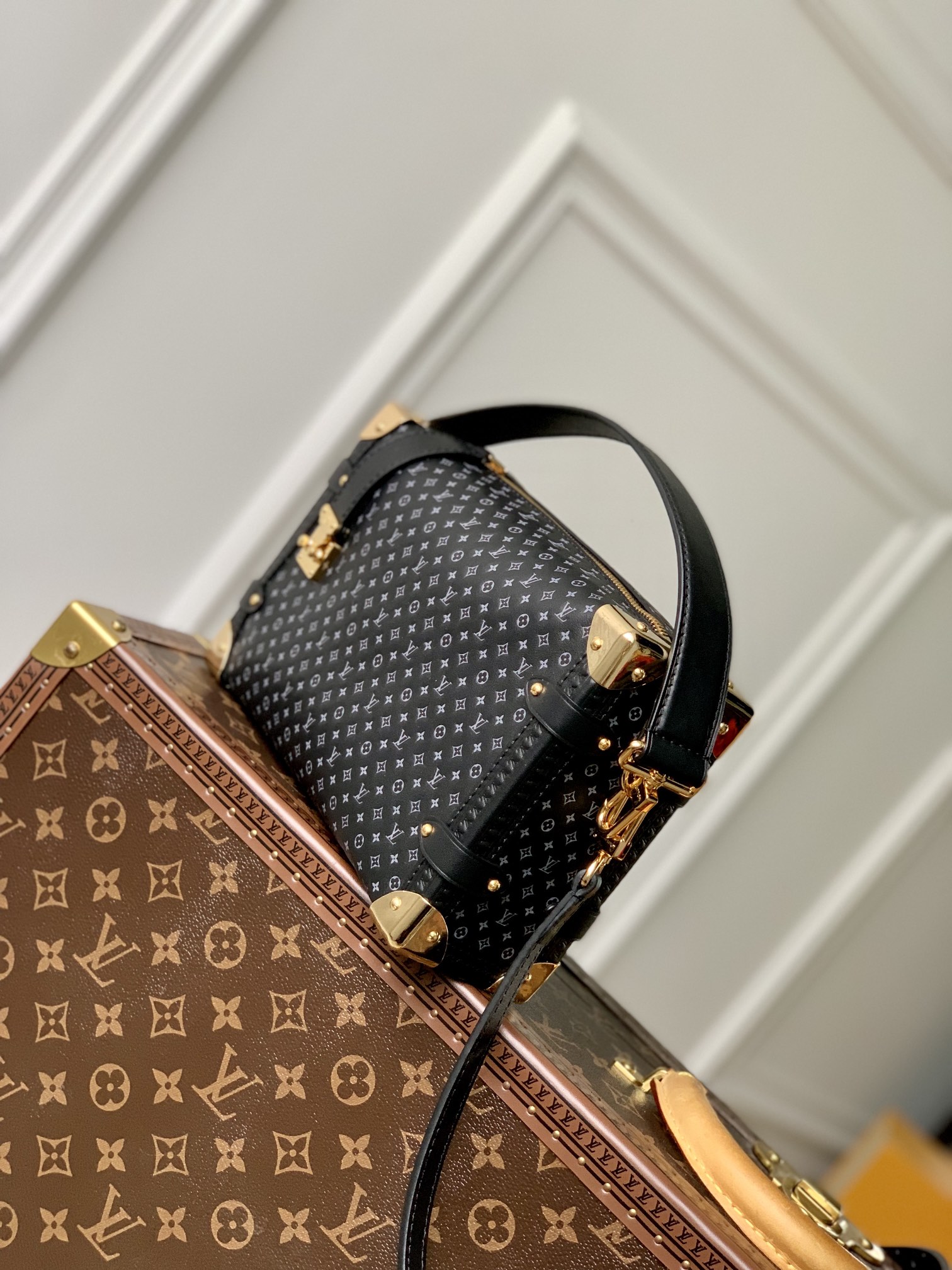Louis Vuitton Petite Malle Handbags-M46358-21 x 14 x 6CM