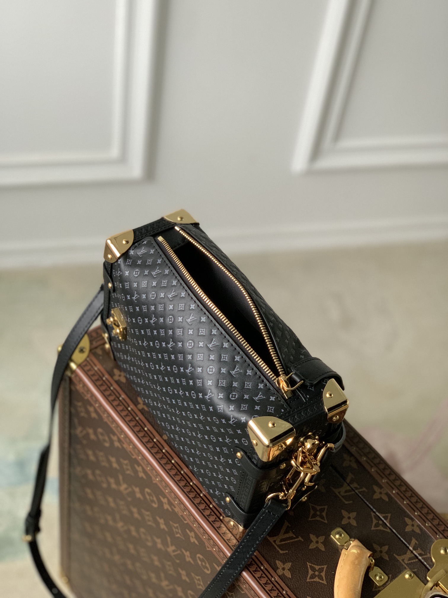 Louis Vuitton Petite Malle Handbags-M46358-21 x 14 x 6CM Louis Vuitton Petite Malle Handbags-M46358-21 x 14 x 6CM