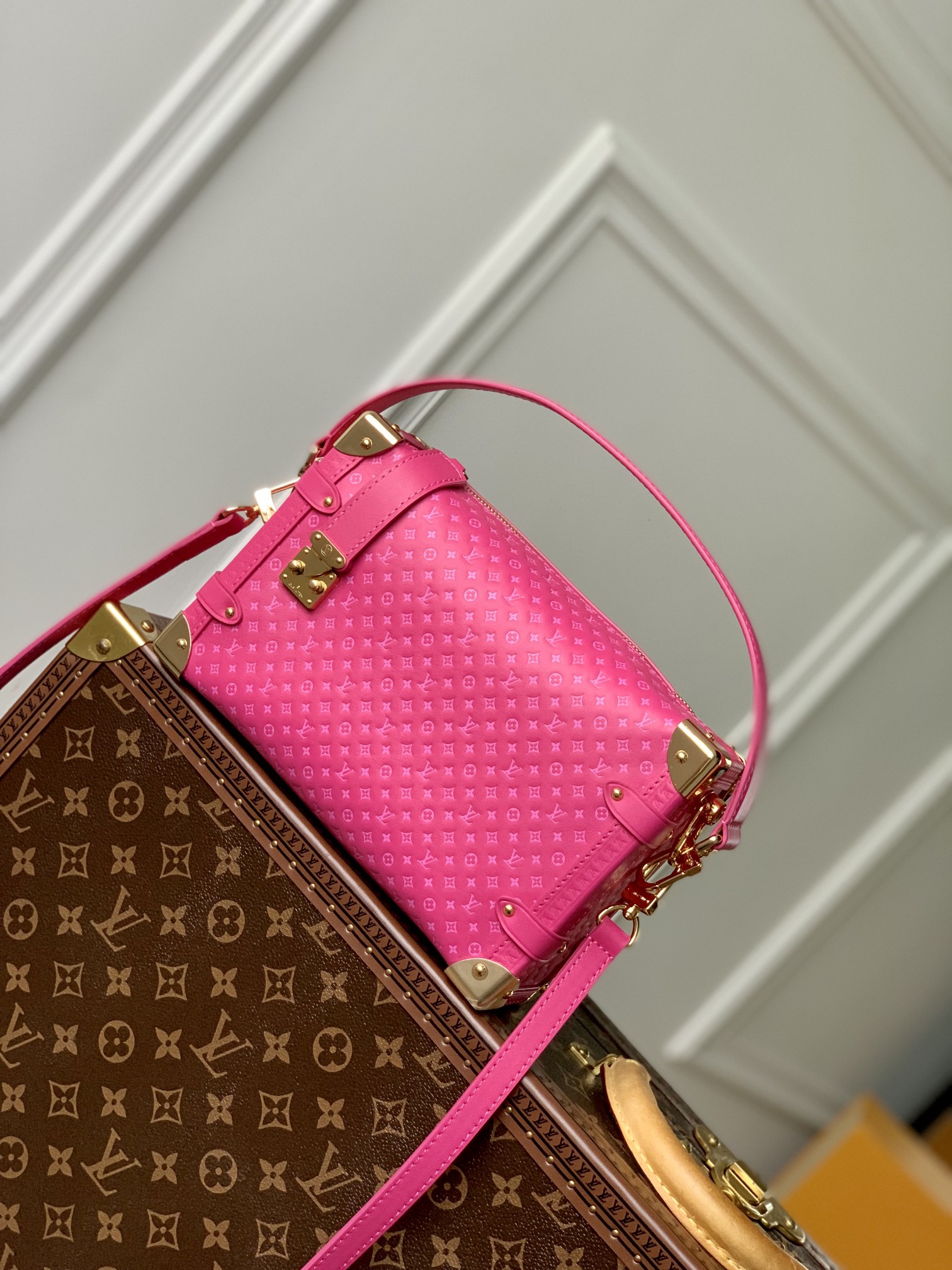 Louis Vuitton Petite Malle Handbags-M46358-21 x 14 x 6CM