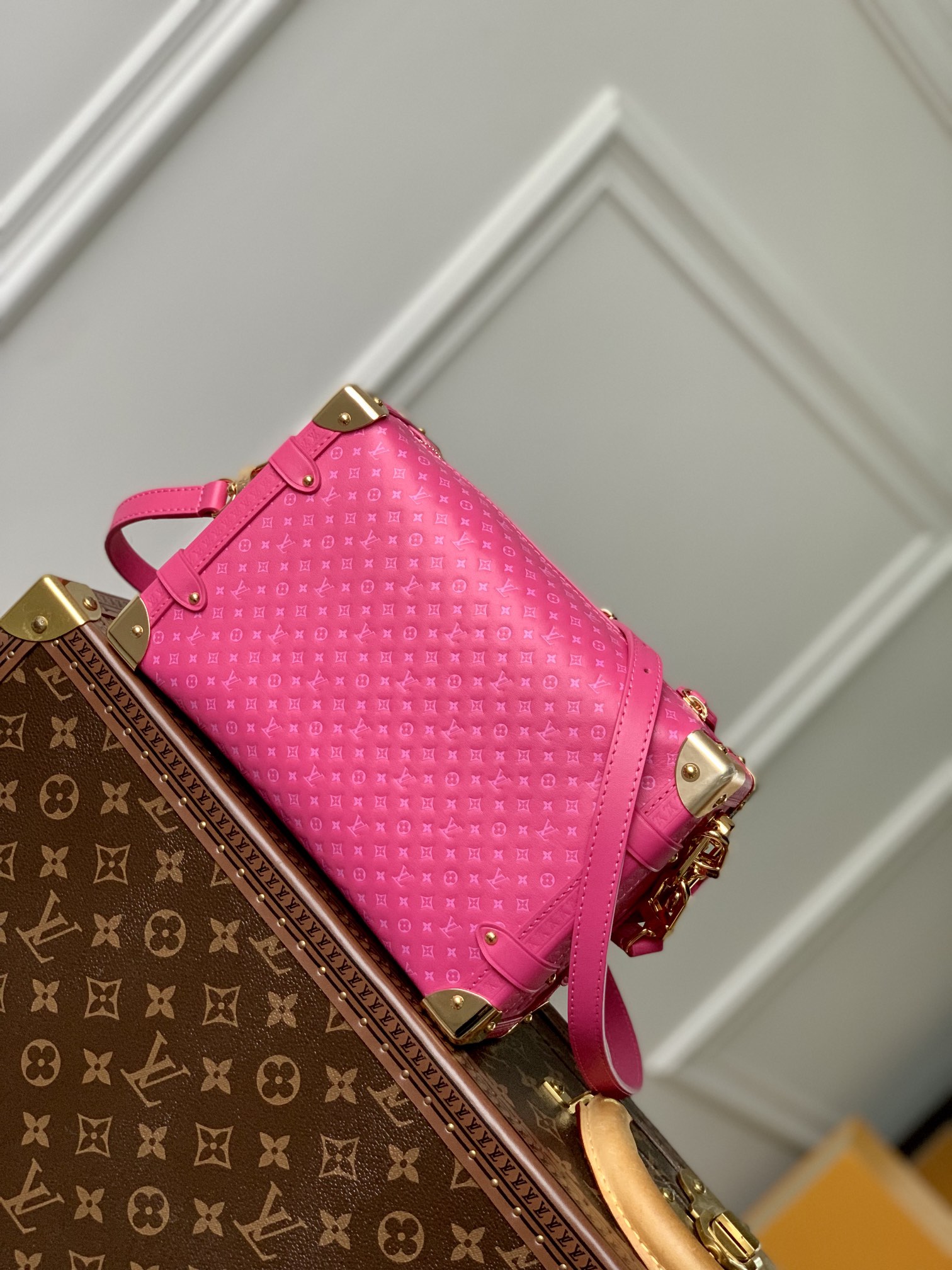 Louis Vuitton Petite Malle Handbags-M46358-21 x 14 x 6CM
