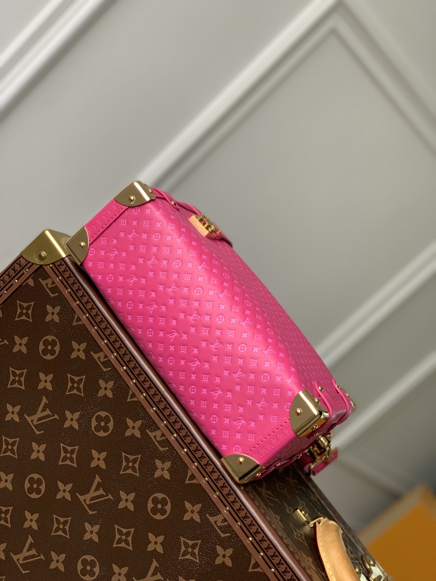 Louis Vuitton Petite Malle Handbags-M46358-21 x 14 x 6CM Louis Vuitton Petite Malle Handbags-M46358-21 x 14 x 6CM
