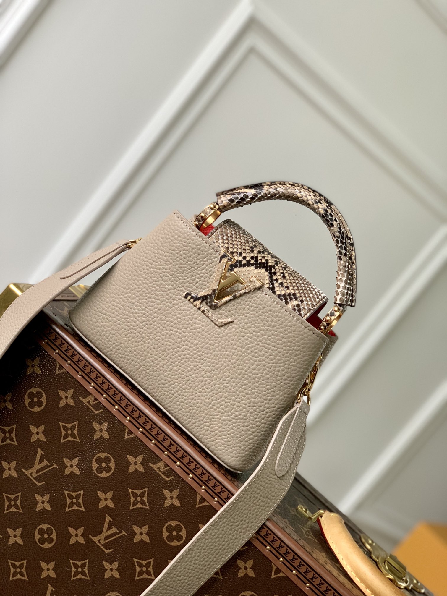 Louis Vuitton Mini Capucines Handlebag-21*14*8CM