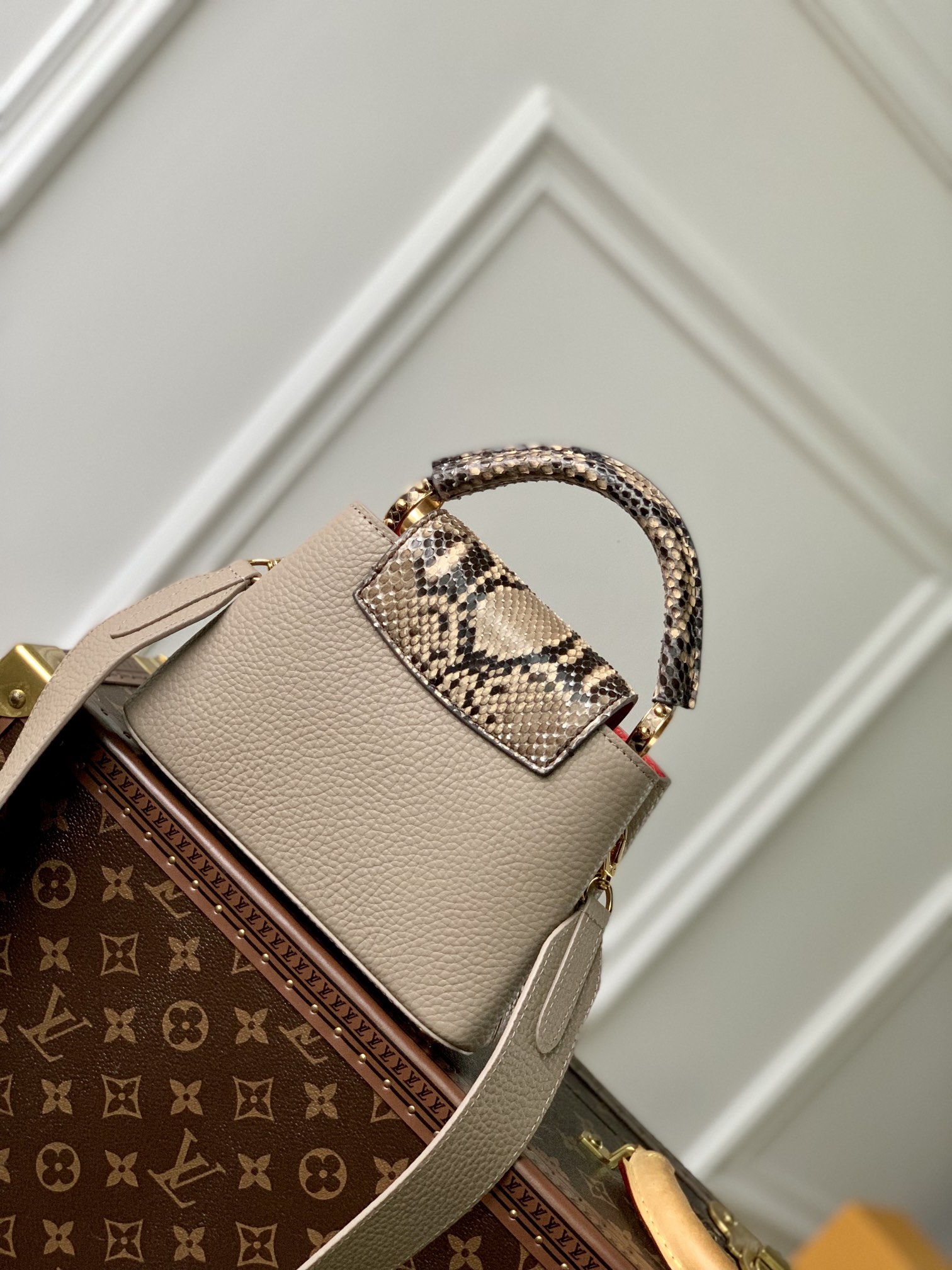 Louis Vuitton Mini Capucines Handlebag-21*14*8CM
