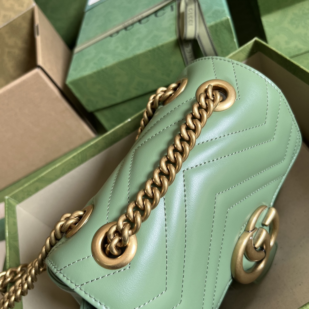 Gucci Marmont Bag-18*13.5*8CM Gucci Marmont Bag-18*13.5*8CM