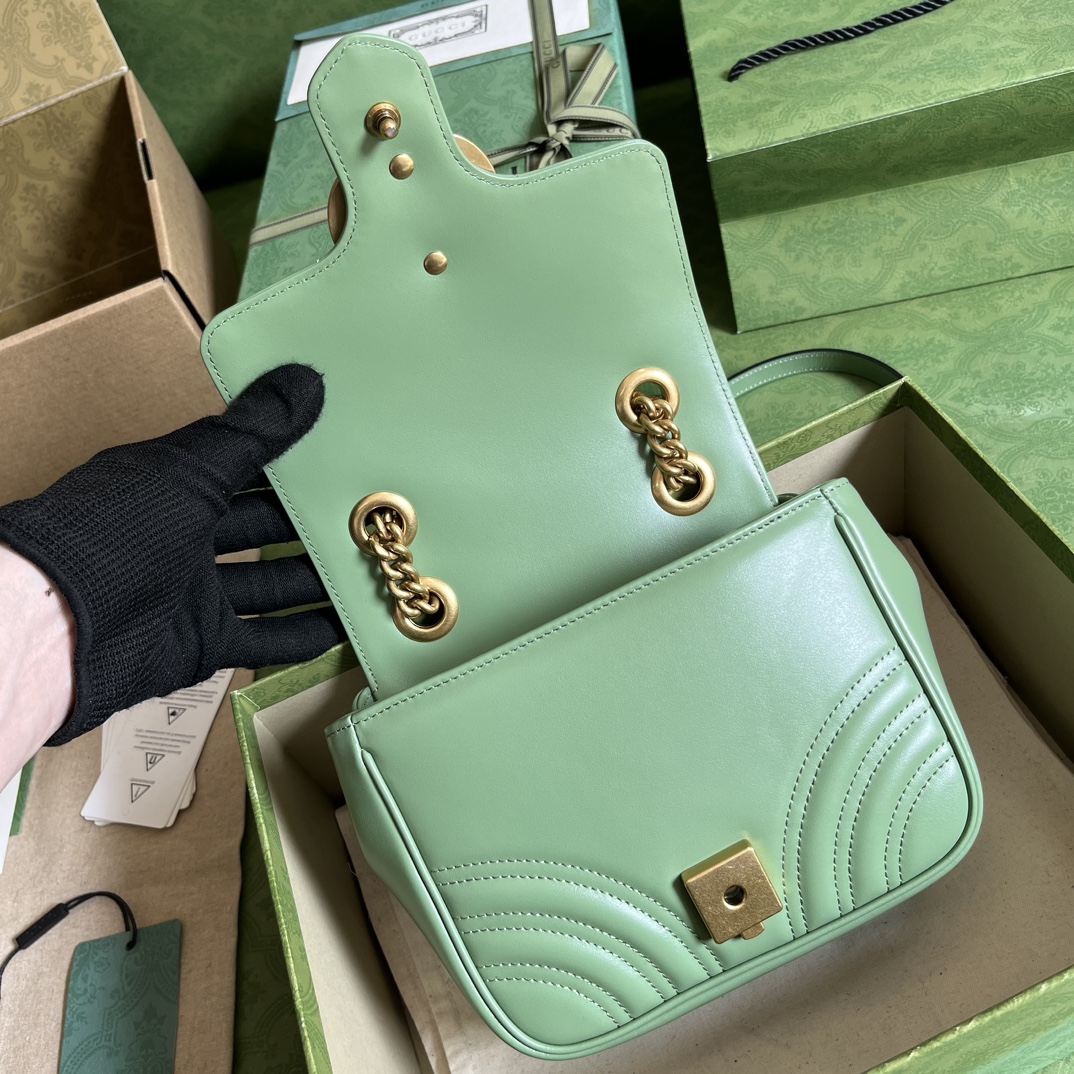 Gucci Marmont Bag-18*13.5*8CM Gucci Marmont Bag-18*13.5*8CM