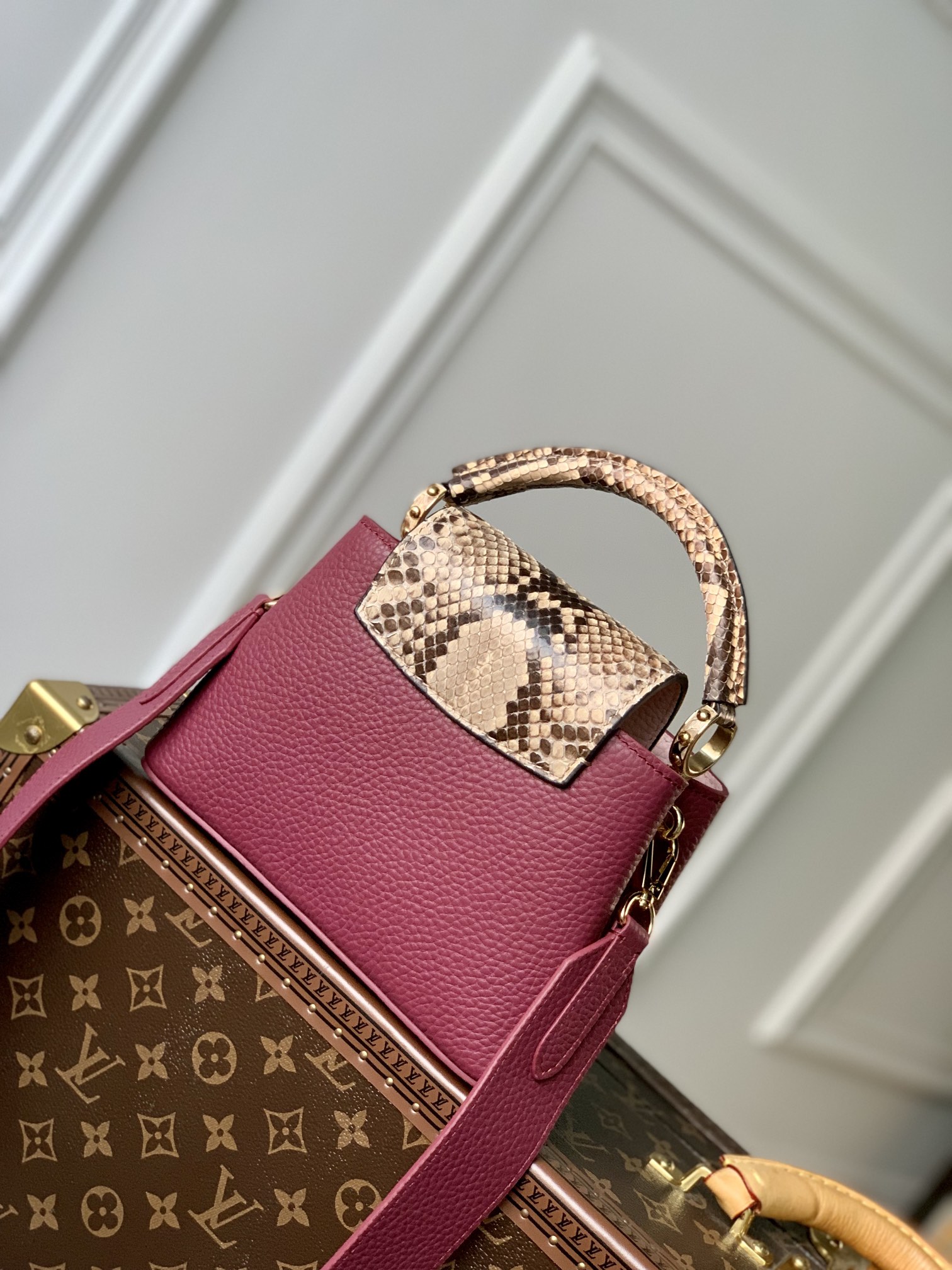 Louis Vuitton Mini Capucines Handlebag-21*14*8CM