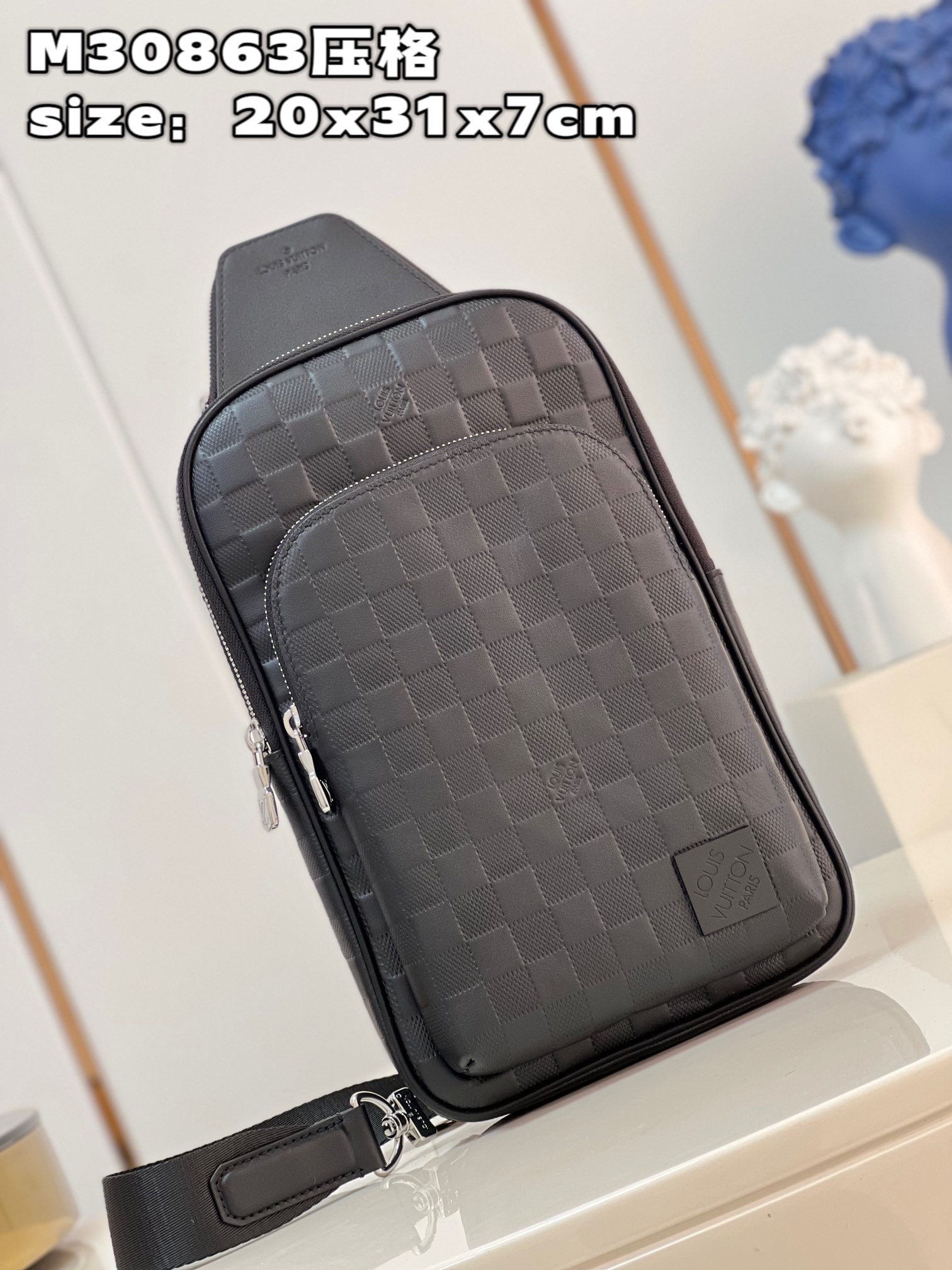 Louis Vuitton Damier Infini Avenue Bag-N45303-20 *31 x*17CM