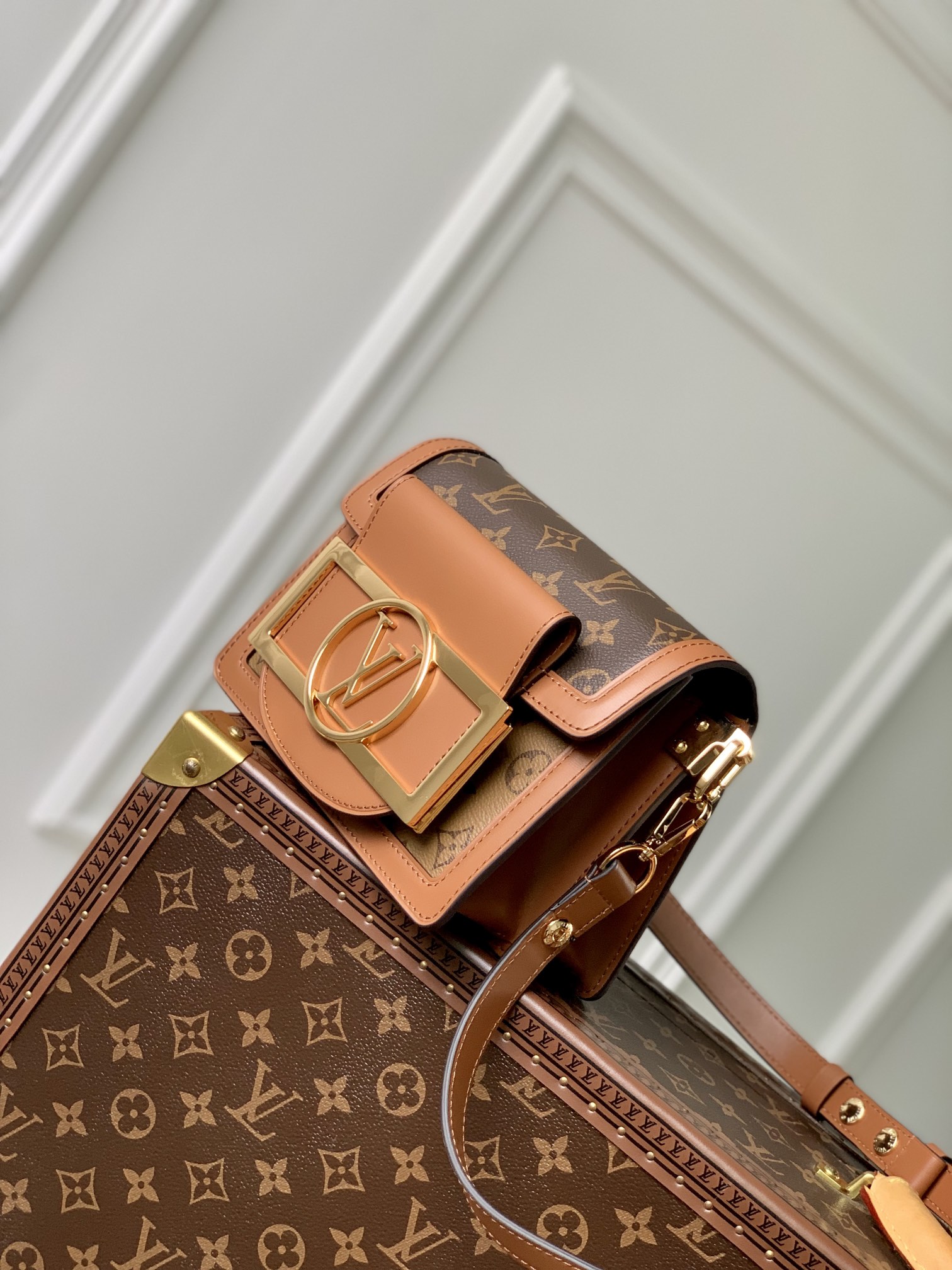 Louis Vuitton Mini Dauphine Bag-20*15*9CM