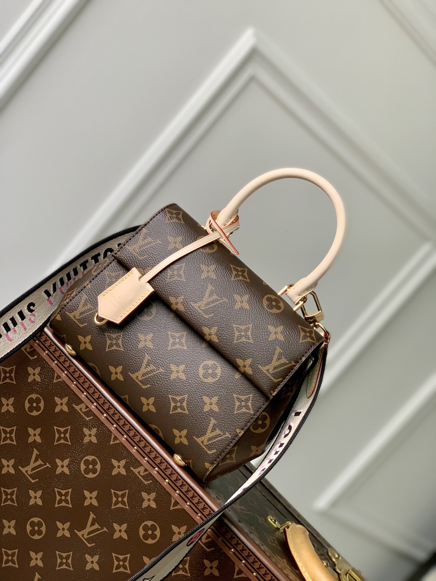 Louis Vuitton Cluny Handbags-M58931-20*16*7.5CM