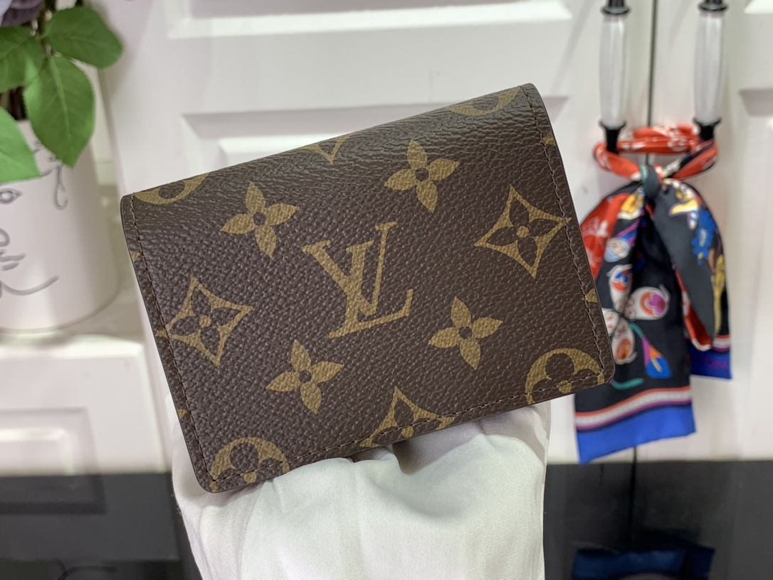 Louis Vuitton Enveloppe Carte de Visite Wallet-M63801-10.5*8CM