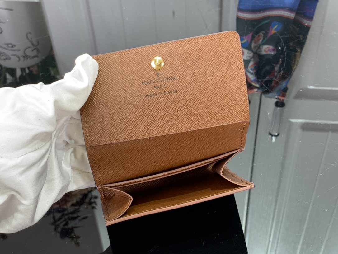 Louis Vuitton Enveloppe Carte de Visite Wallet-M63801-10.5*8CM Louis Vuitton Enveloppe Carte de Visite Wallet-M63801-10.5*8CM