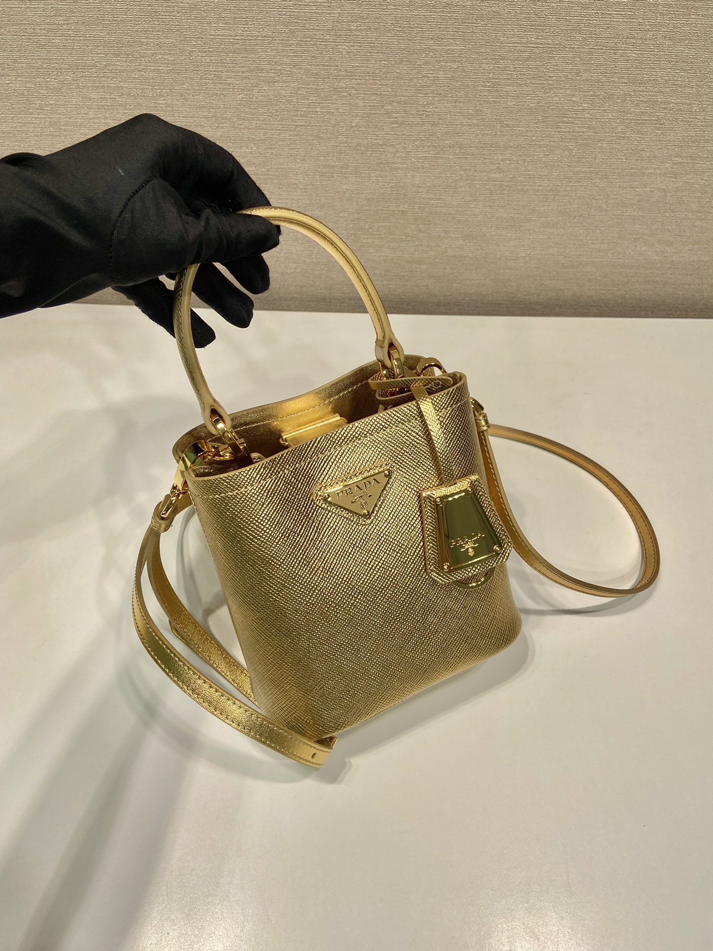 Prada 1BA373 Tote-15*16*9.5CM