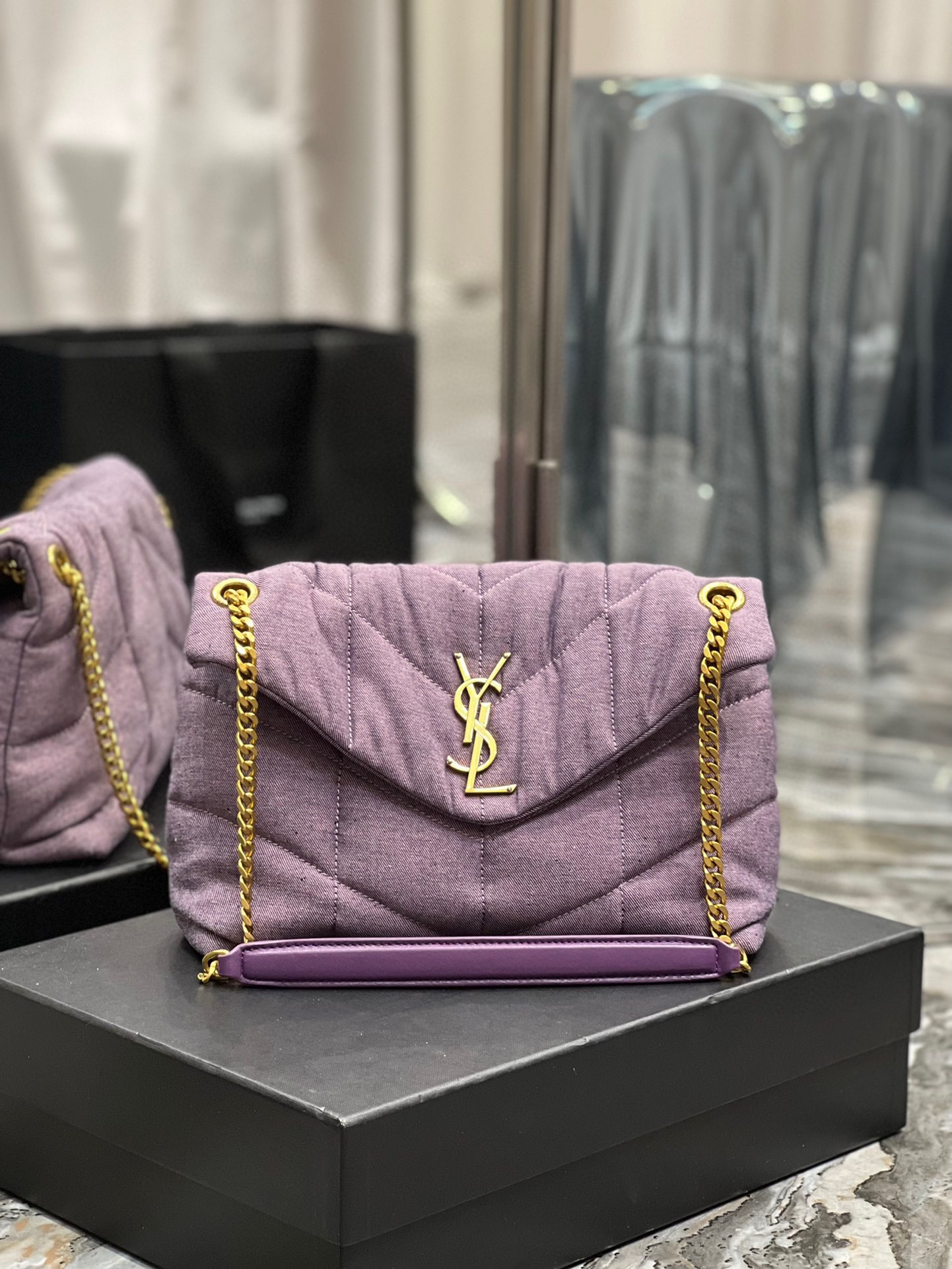 YSL Large Loulou Puffer-29*17*11CM