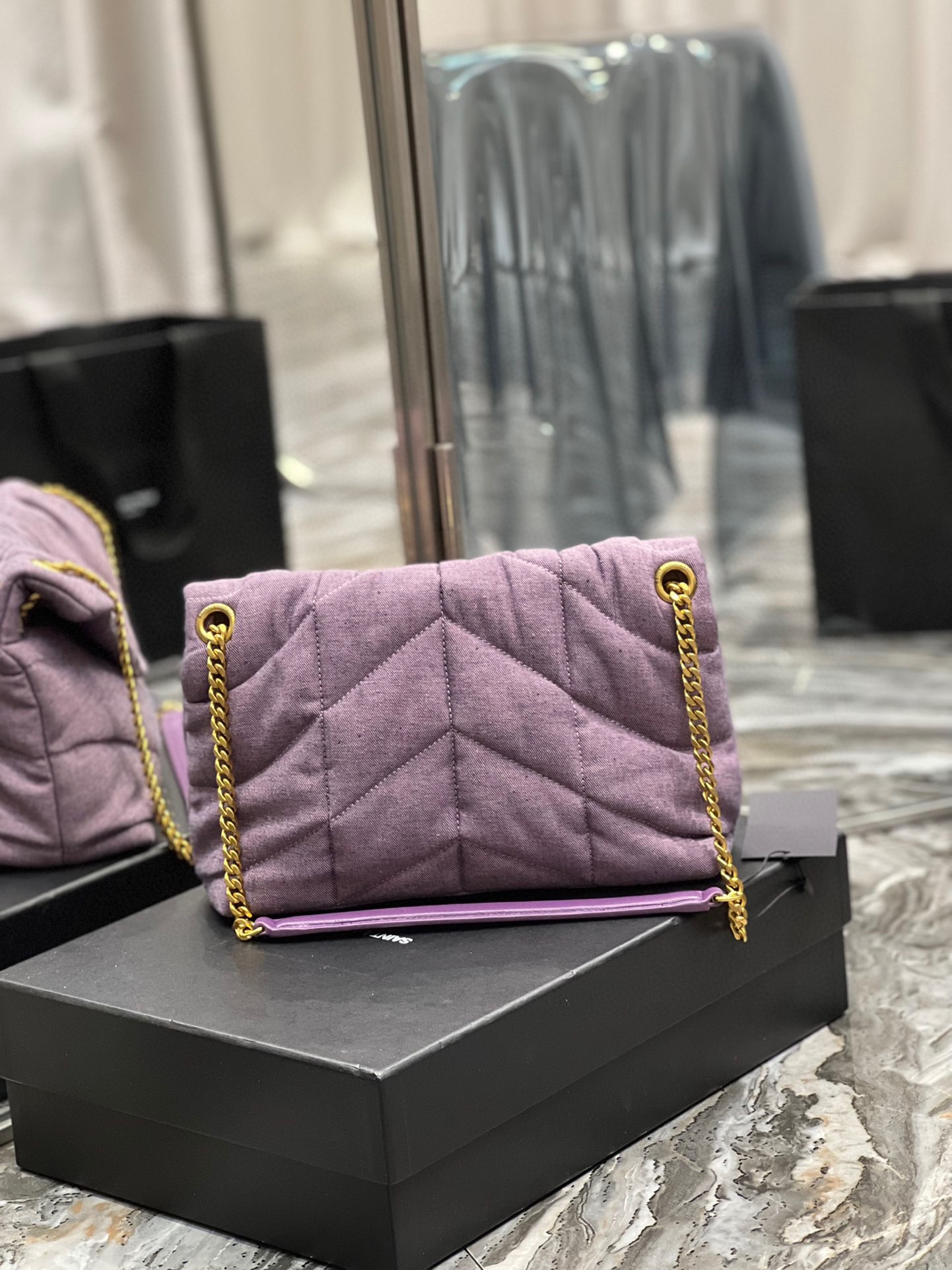 YSL Large Loulou Puffer-29*17*11CM