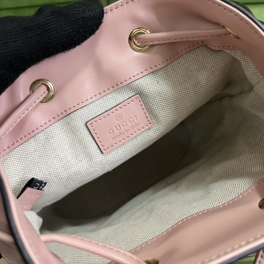 Gucci GG Matelassé Bucket Bag-17*20*10CM