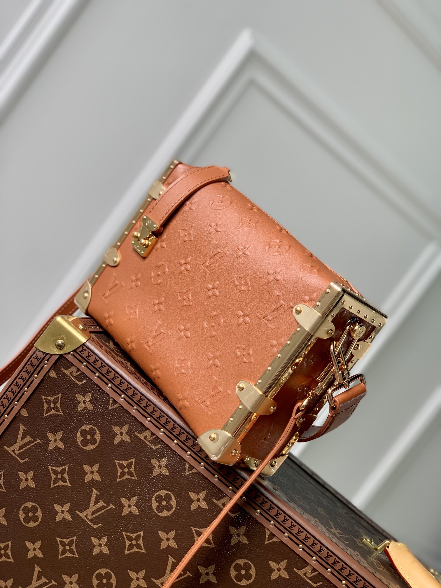 Louis Vuitton Petite Malle Handbags-M46358-21 x 14 x 6CM