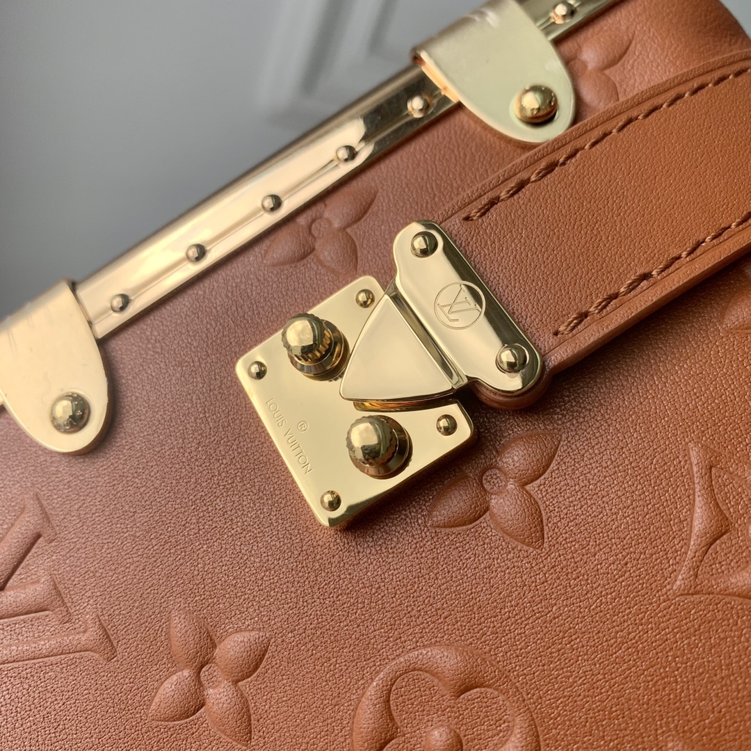 Louis Vuitton Petite Malle Handbags-M46358-21 x 14 x 6CM Louis Vuitton Petite Malle Handbags-M46358-21 x 14 x 6CM