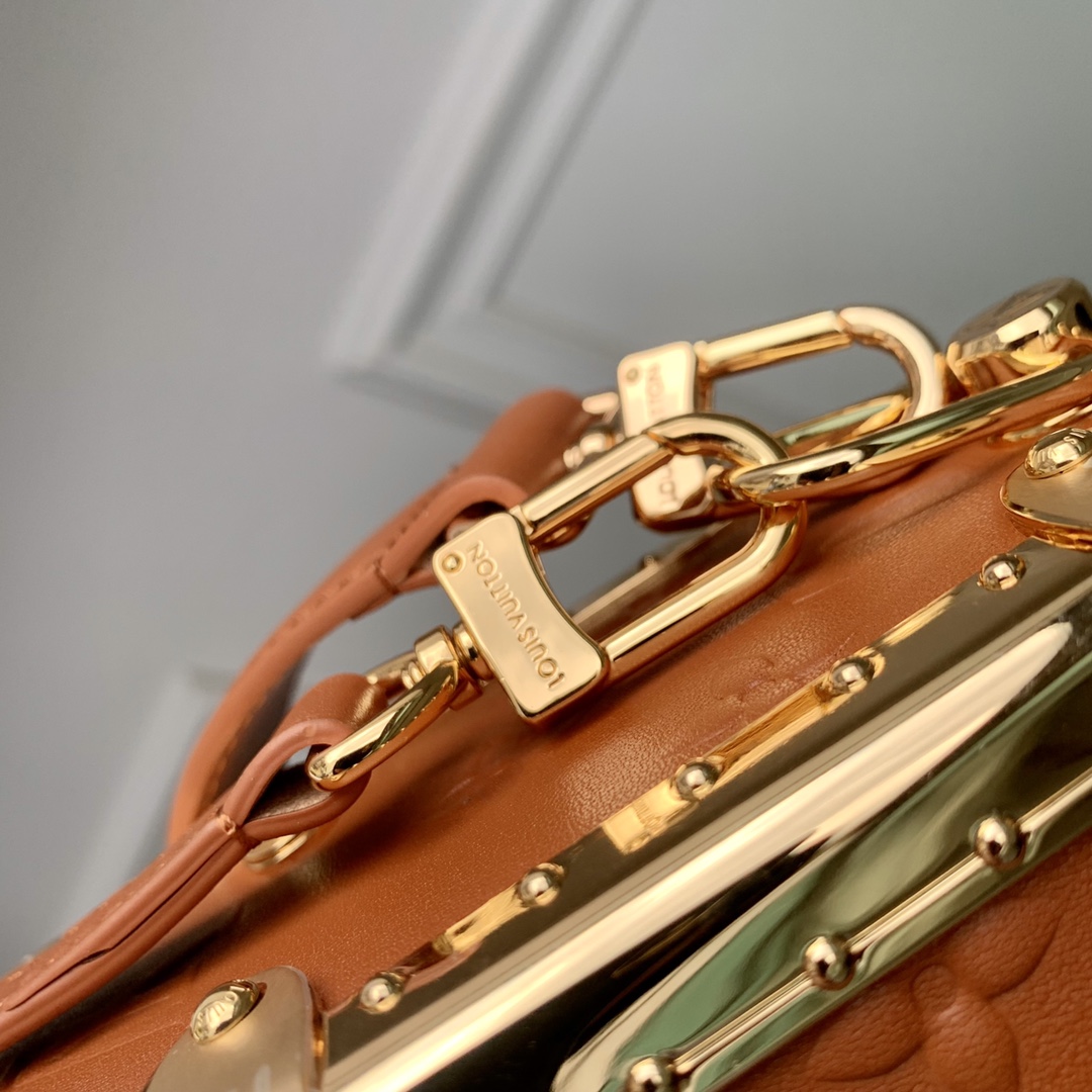 Louis Vuitton Petite Malle Handbags-M46358-21 x 14 x 6CM Louis Vuitton Petite Malle Handbags-M46358-21 x 14 x 6CM