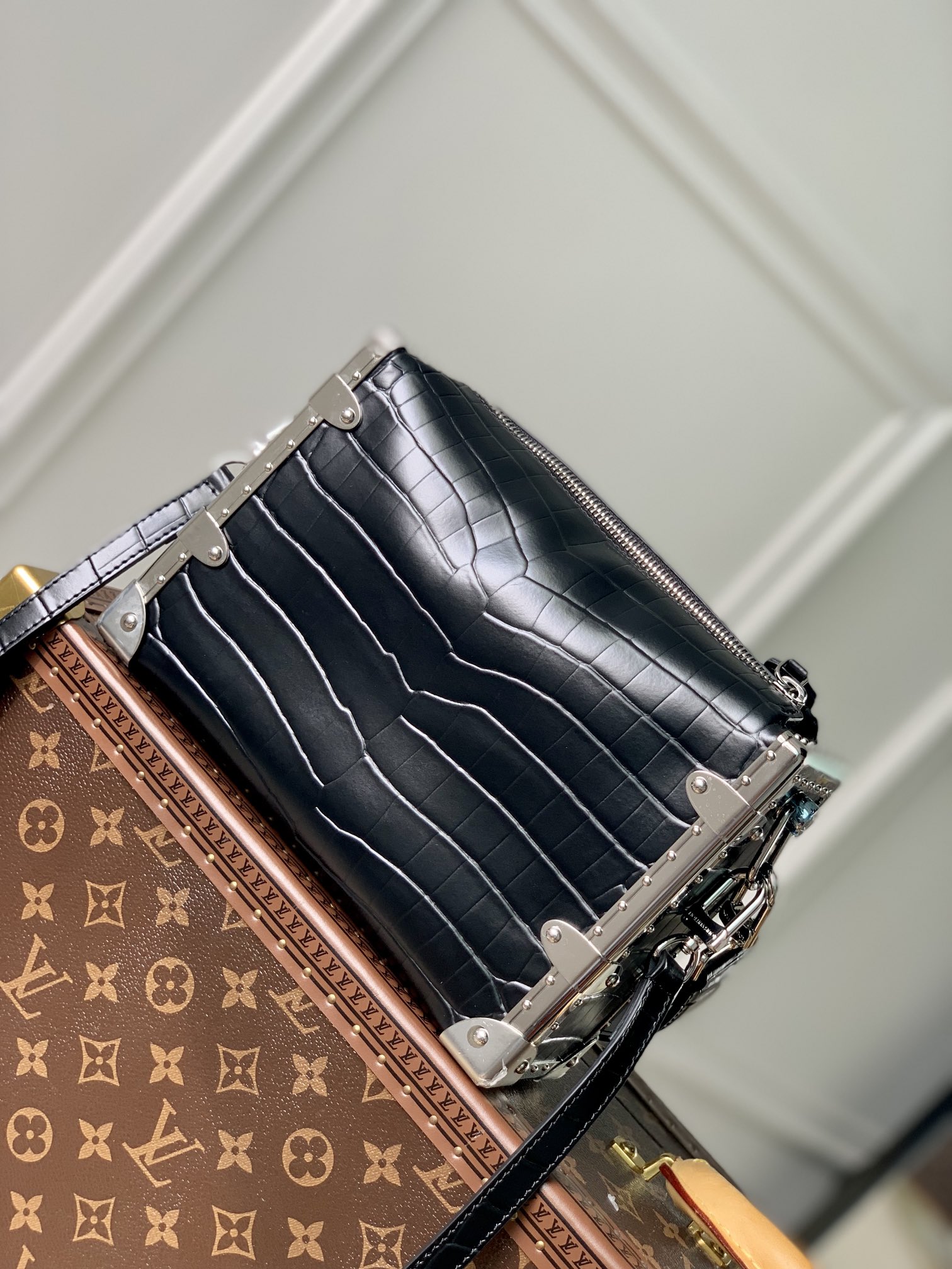 Louis Vuitton Petite Malle Handbags-M46358-21 x 14 x 6CM