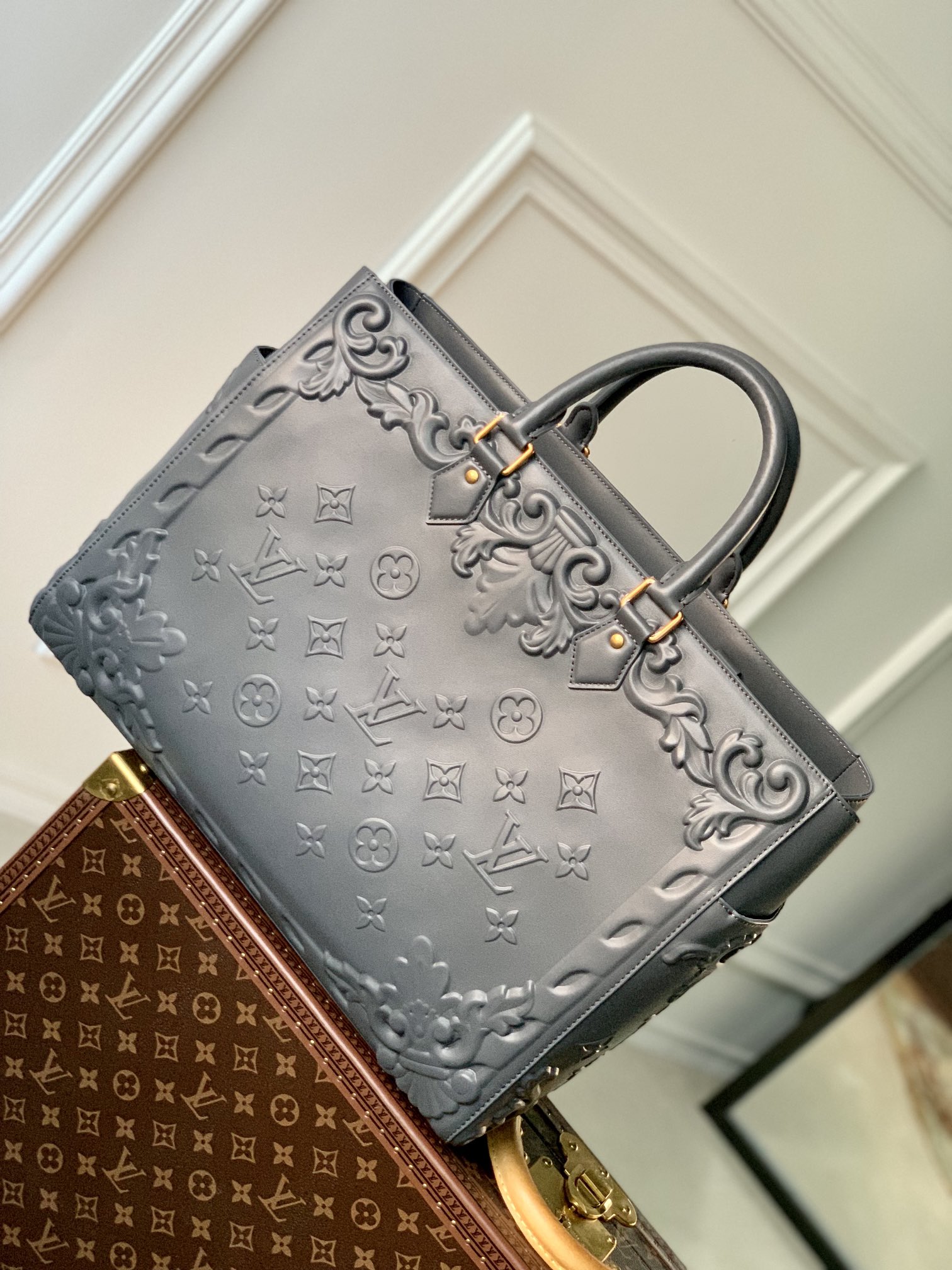 Louis Vuitton Sac Plat Handbags-44 x 33 x 18CM