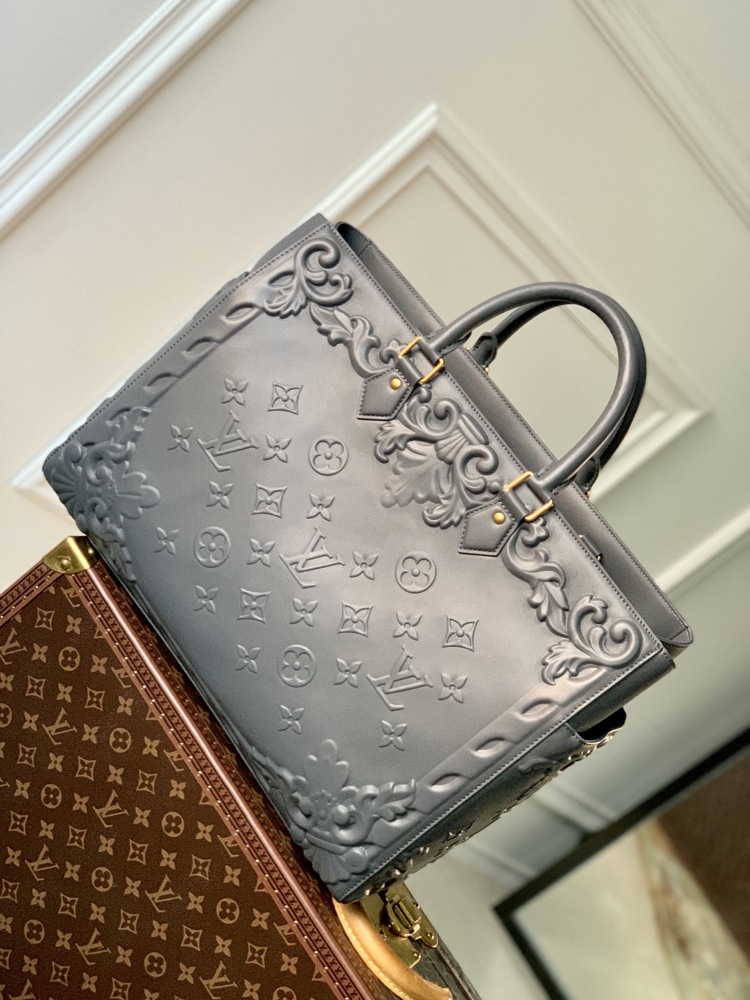 Louis Vuitton Sac Plat Handbags-44 x 33 x 18CM