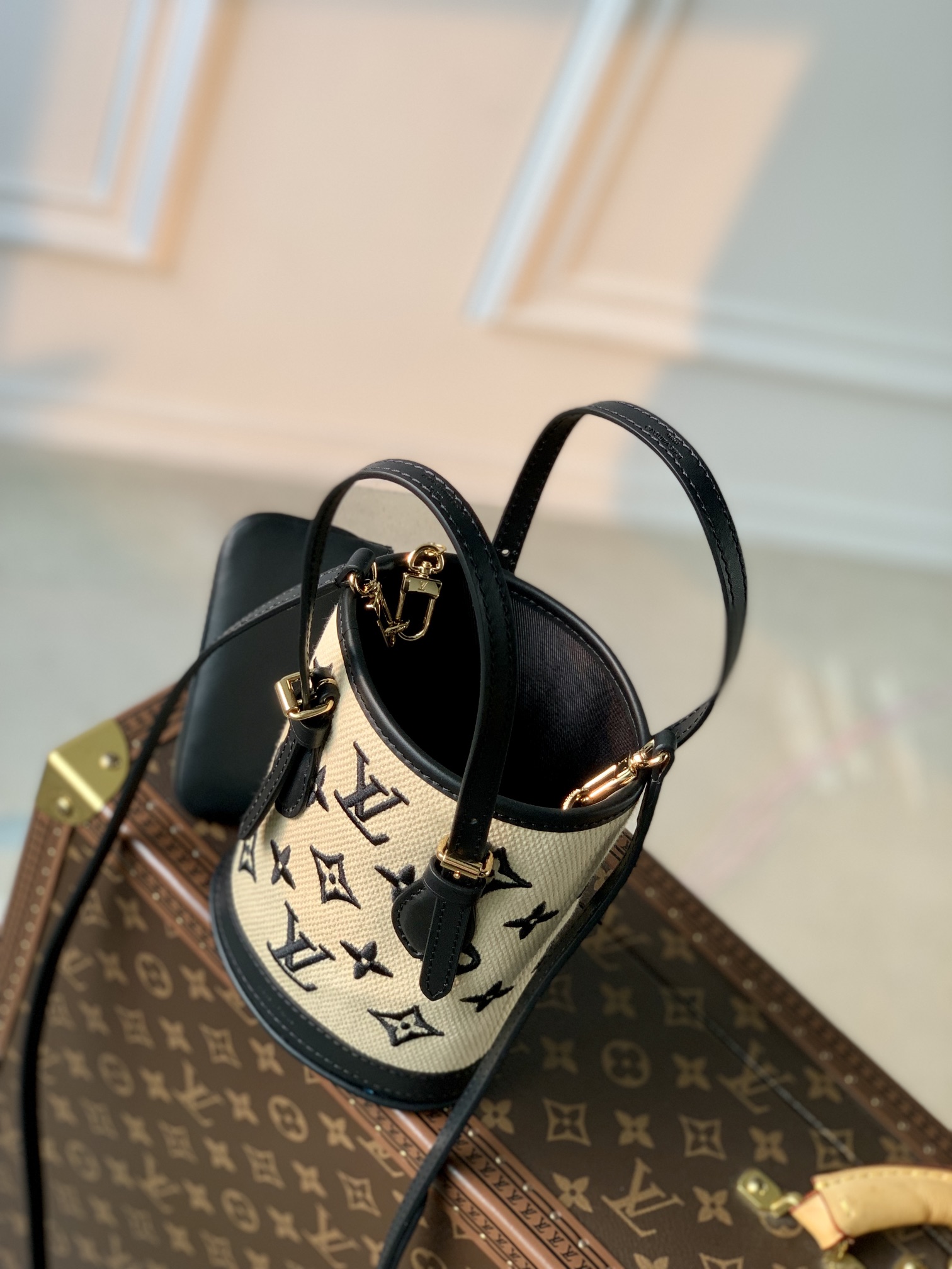 Louis Vuitton M81489 Nano Bucket-13*17*9CM