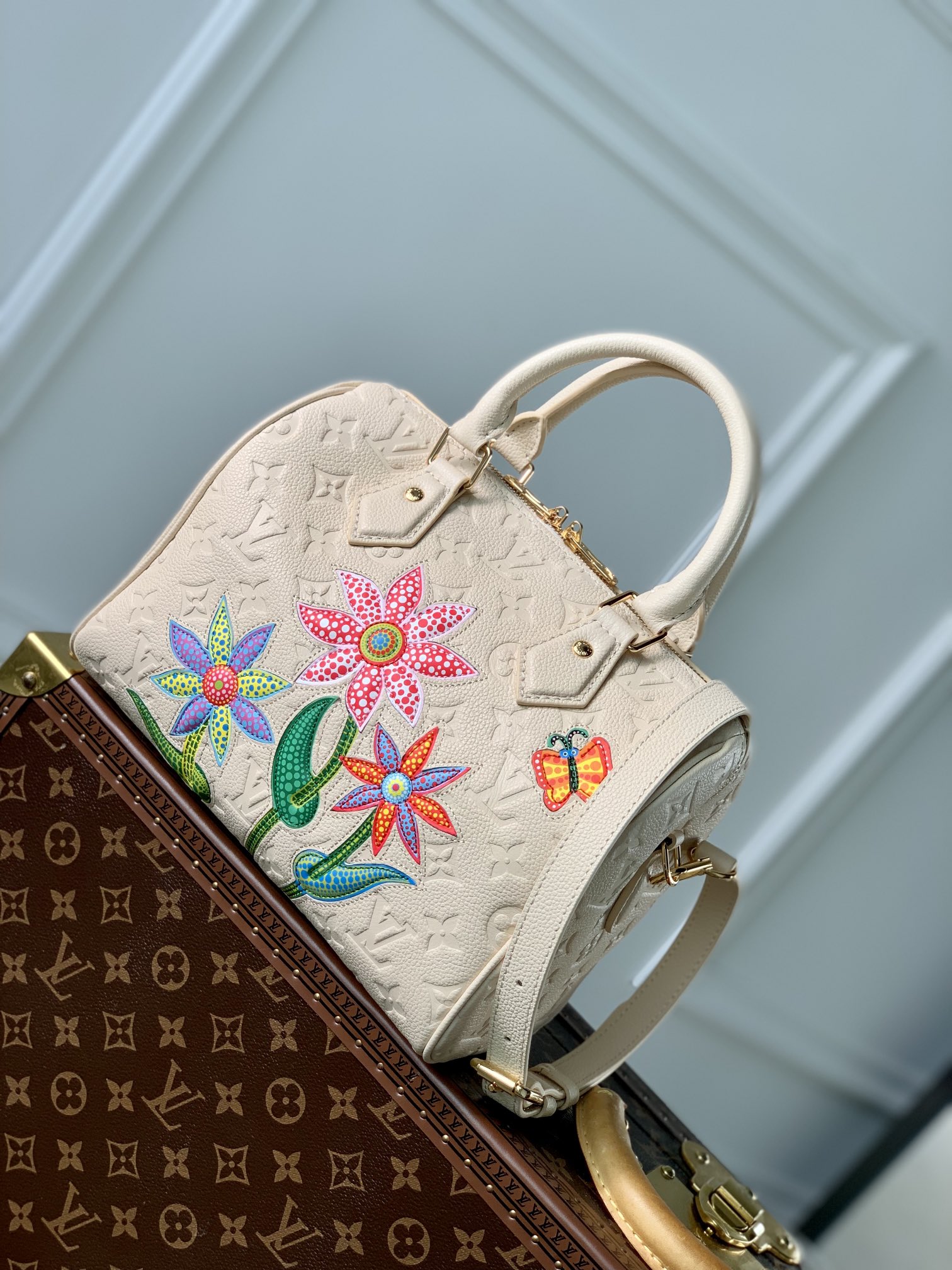 Louis Vuitton xYK Speedy Bandoulière 25-25x 19 x 15CM