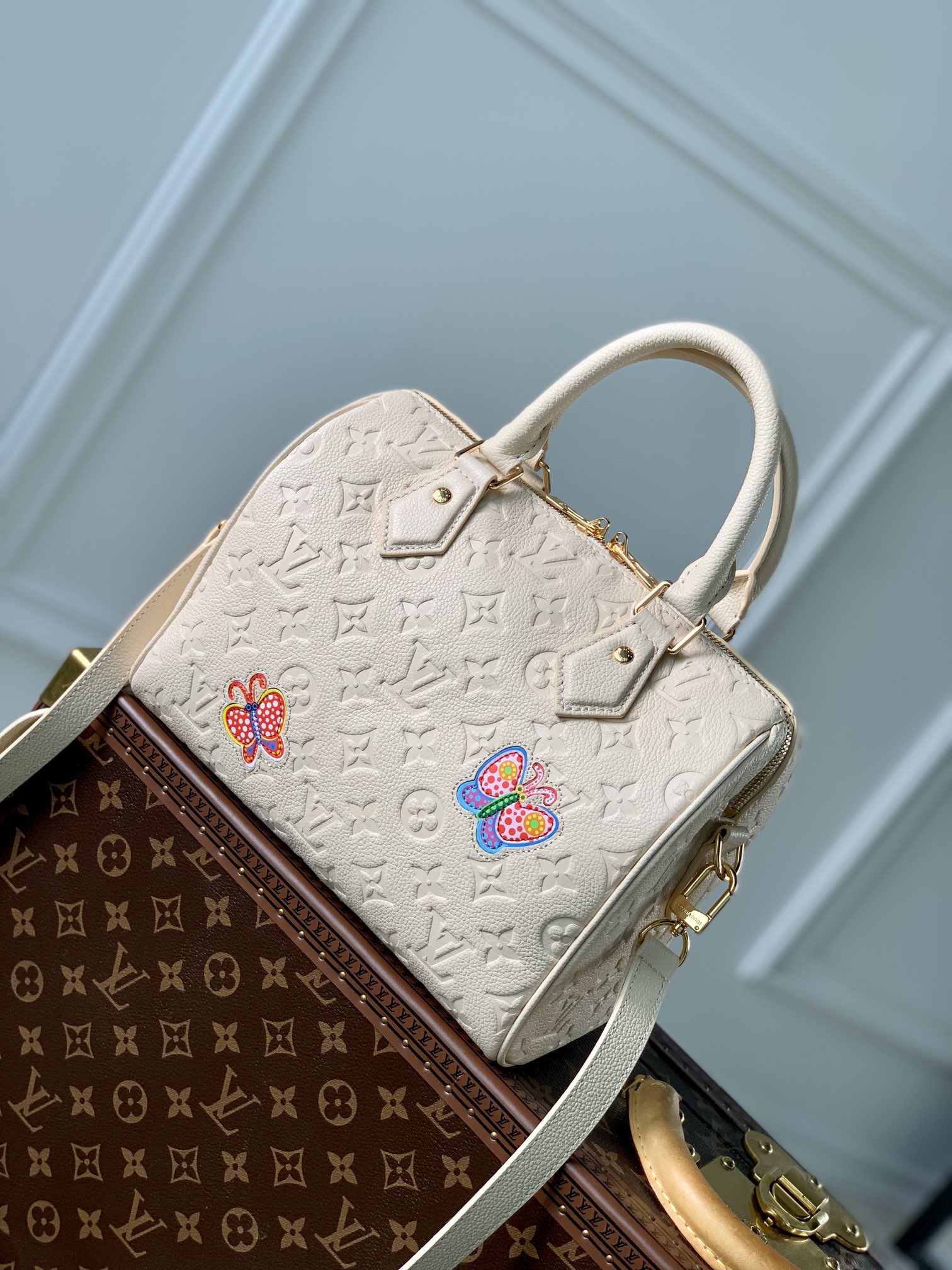 Louis Vuitton xYK Speedy Bandoulière 25-25x 19 x 15CM