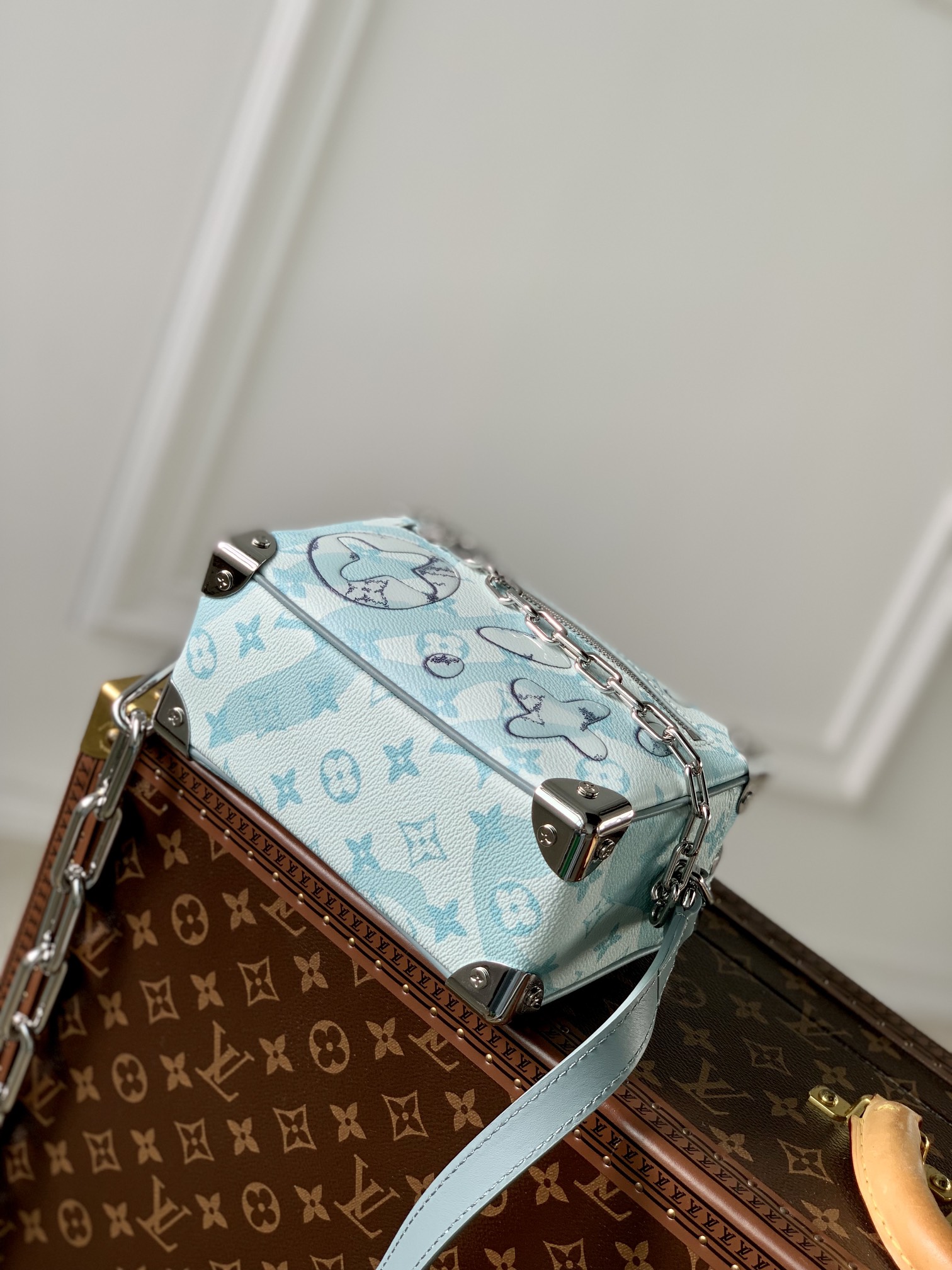 Louis Vuitton Mini Soft Trunk-M22588-18*13*8M Louis Vuitton Mini Soft Trunk-M22588-18*13*8M