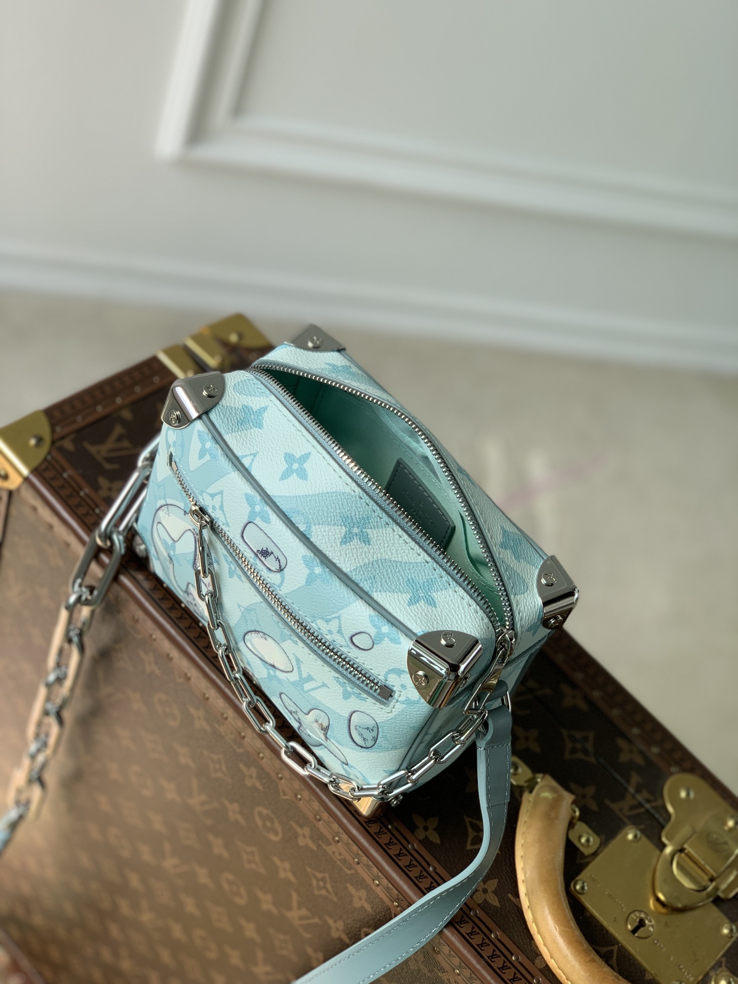 Louis Vuitton Mini Soft Trunk-M22588-18*13*8M Louis Vuitton Mini Soft Trunk-M22588-18*13*8M