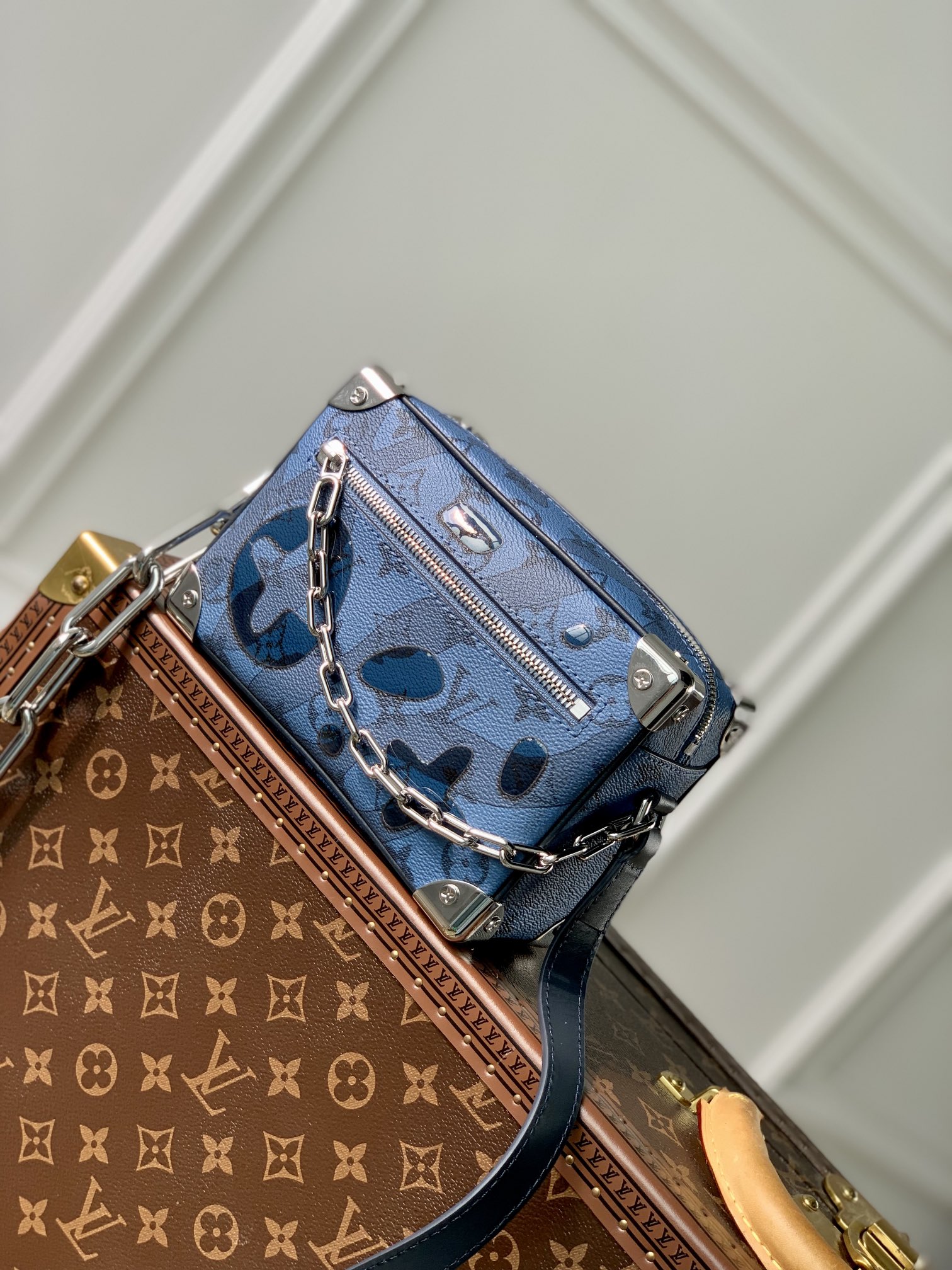 Louis Vuitton Mini Soft Trunk-M22588-18*13*8M Louis Vuitton Mini Soft Trunk-M22588-18*13*8M