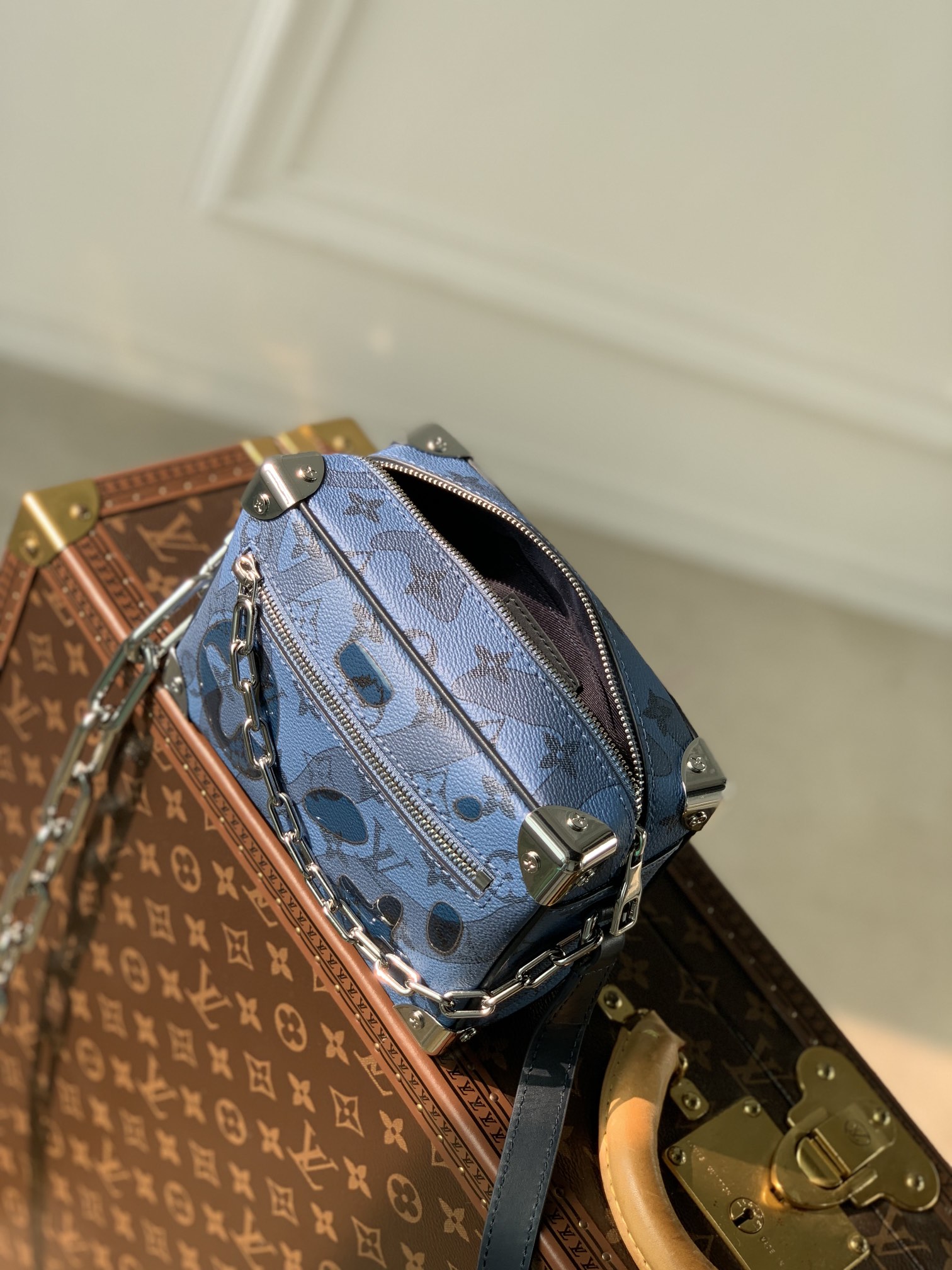 Louis Vuitton Mini Soft Trunk-M22588-18*13*8M Louis Vuitton Mini Soft Trunk-M22588-18*13*8M