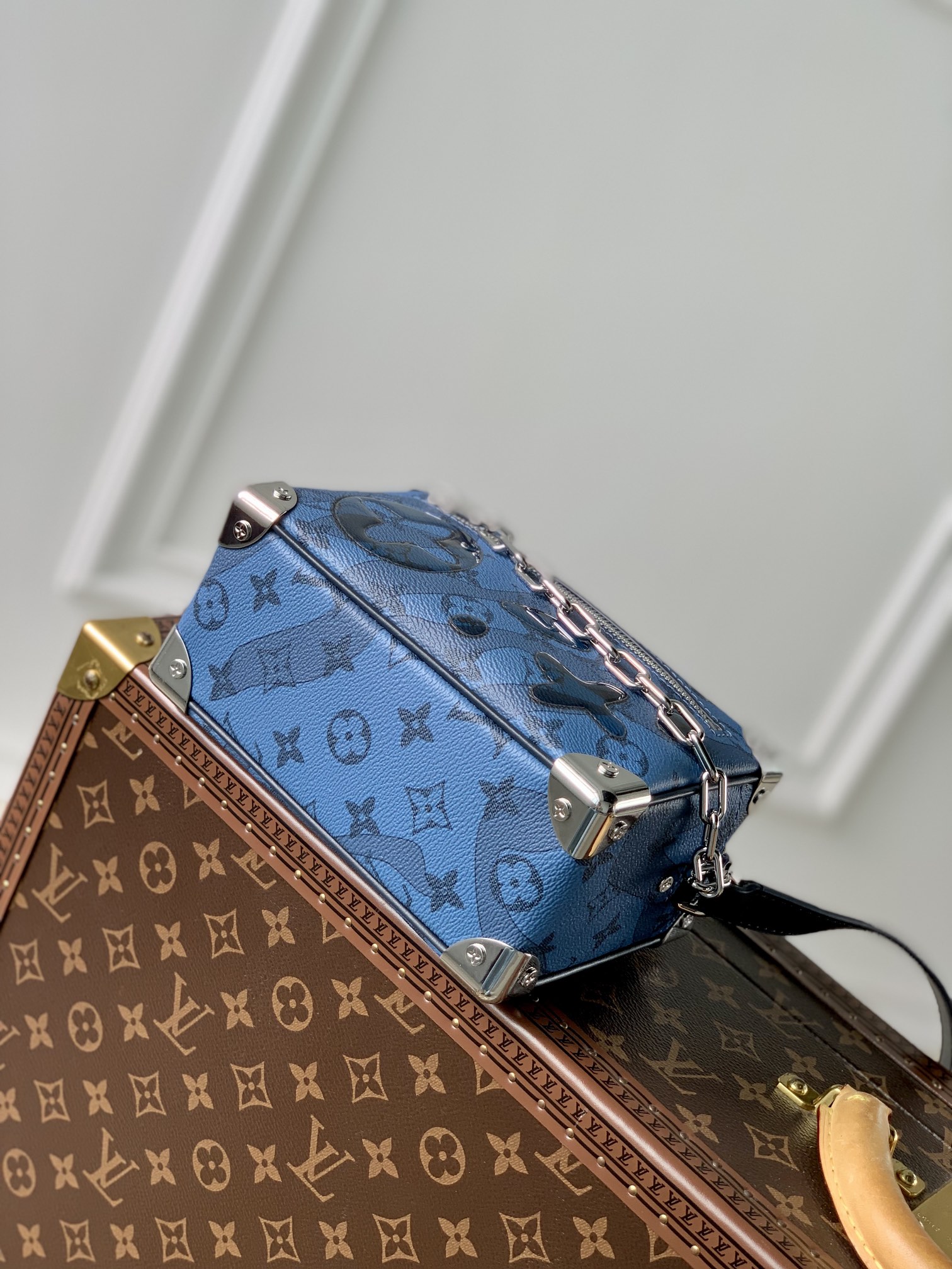 Louis Vuitton Mini Soft Trunk-M22588-18*13*8M Louis Vuitton Mini Soft Trunk-M22588-18*13*8M