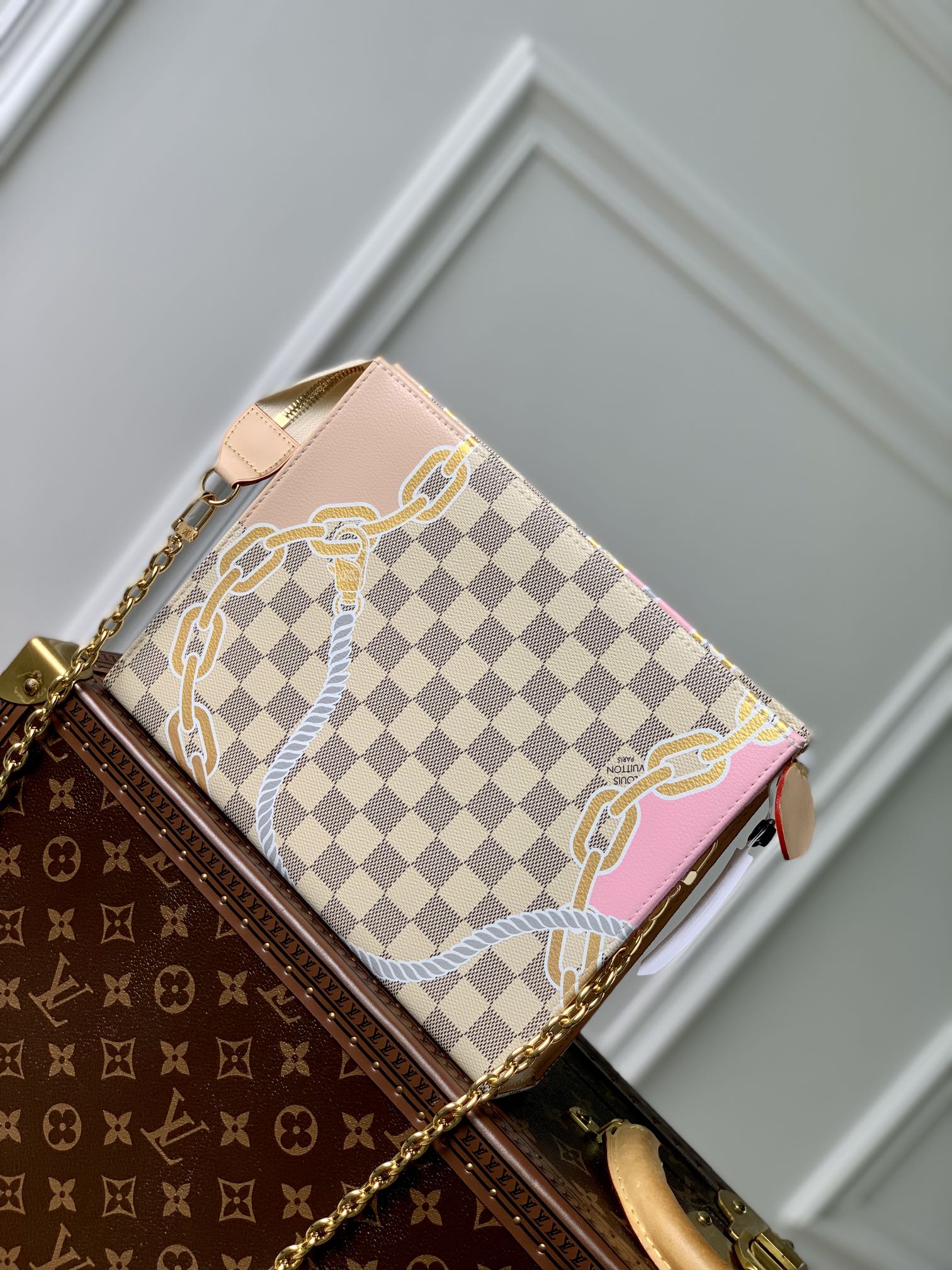 Louis Vuitton Toiletry Pouch On Chain-25 x 20 x 5.5CM