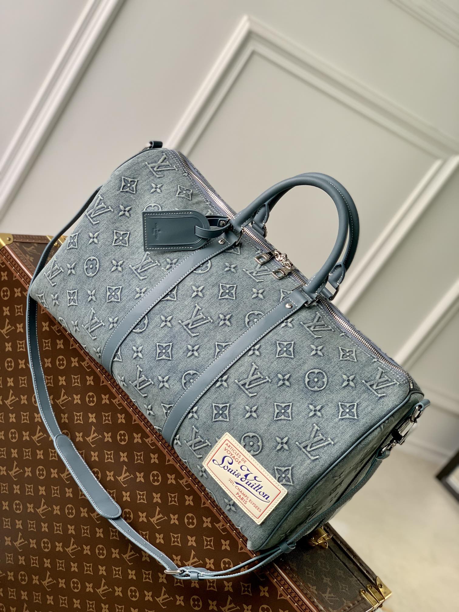 Louis Vuitton Keepall BANDOULIÈRE 50-M22570-50 x 29 x 23CM
